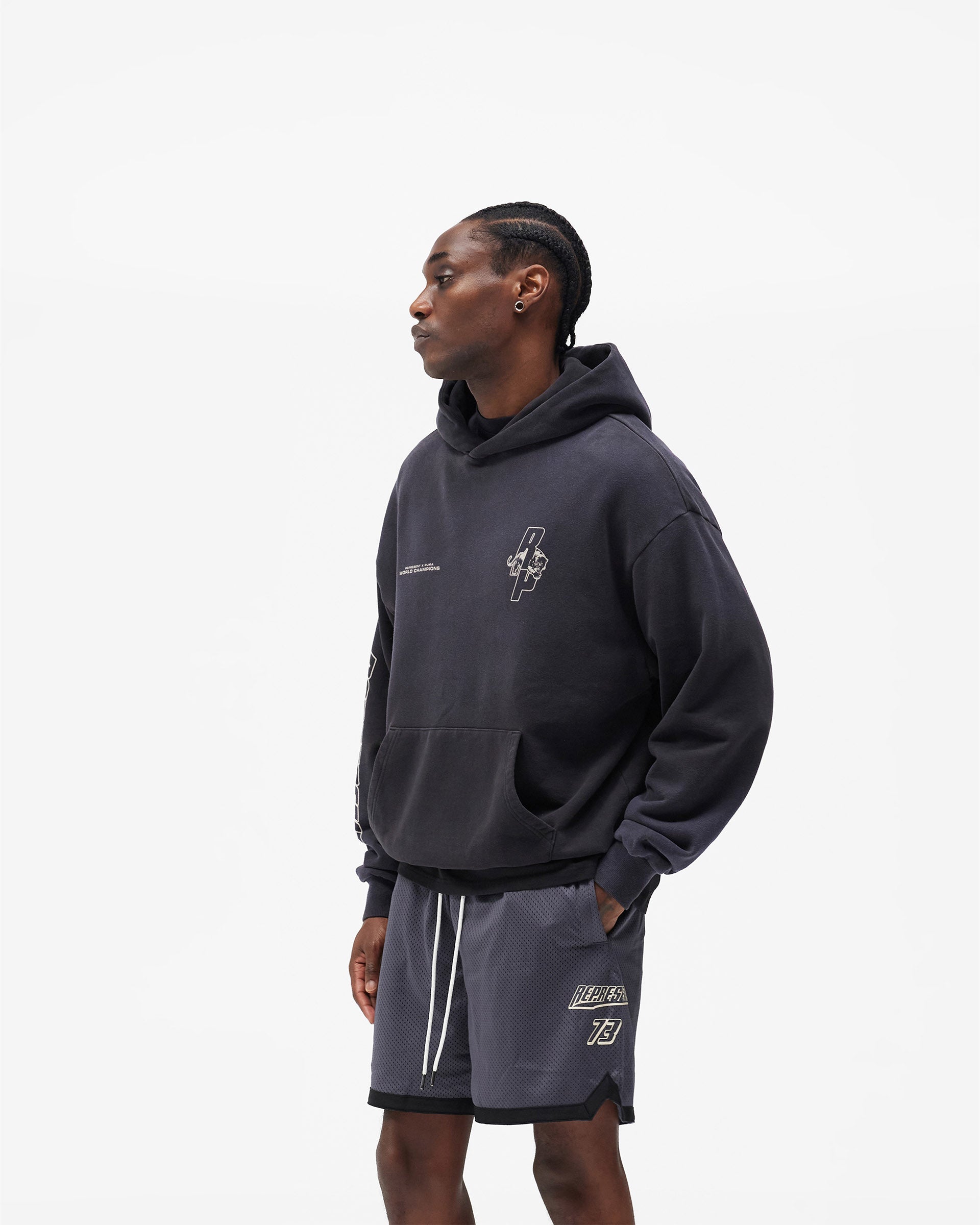 Represent X Puma Hoodie - Puma Black