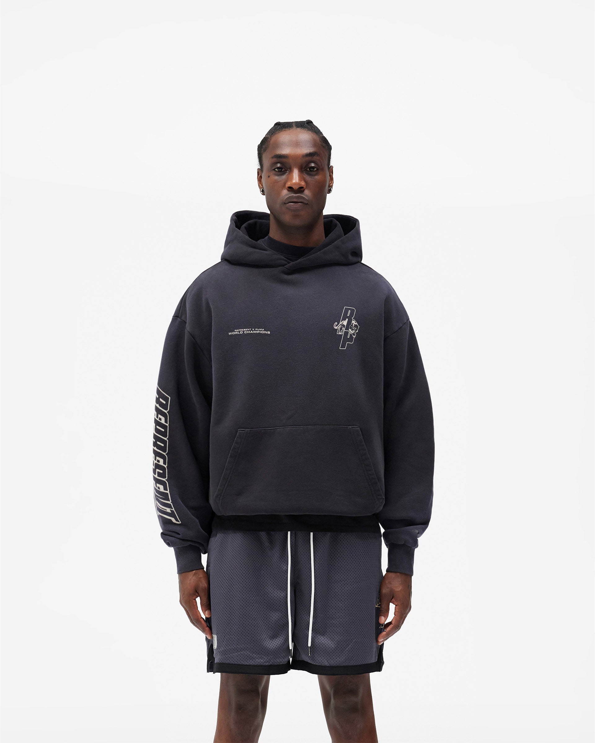 Represent X Puma Hoodie - Puma Black