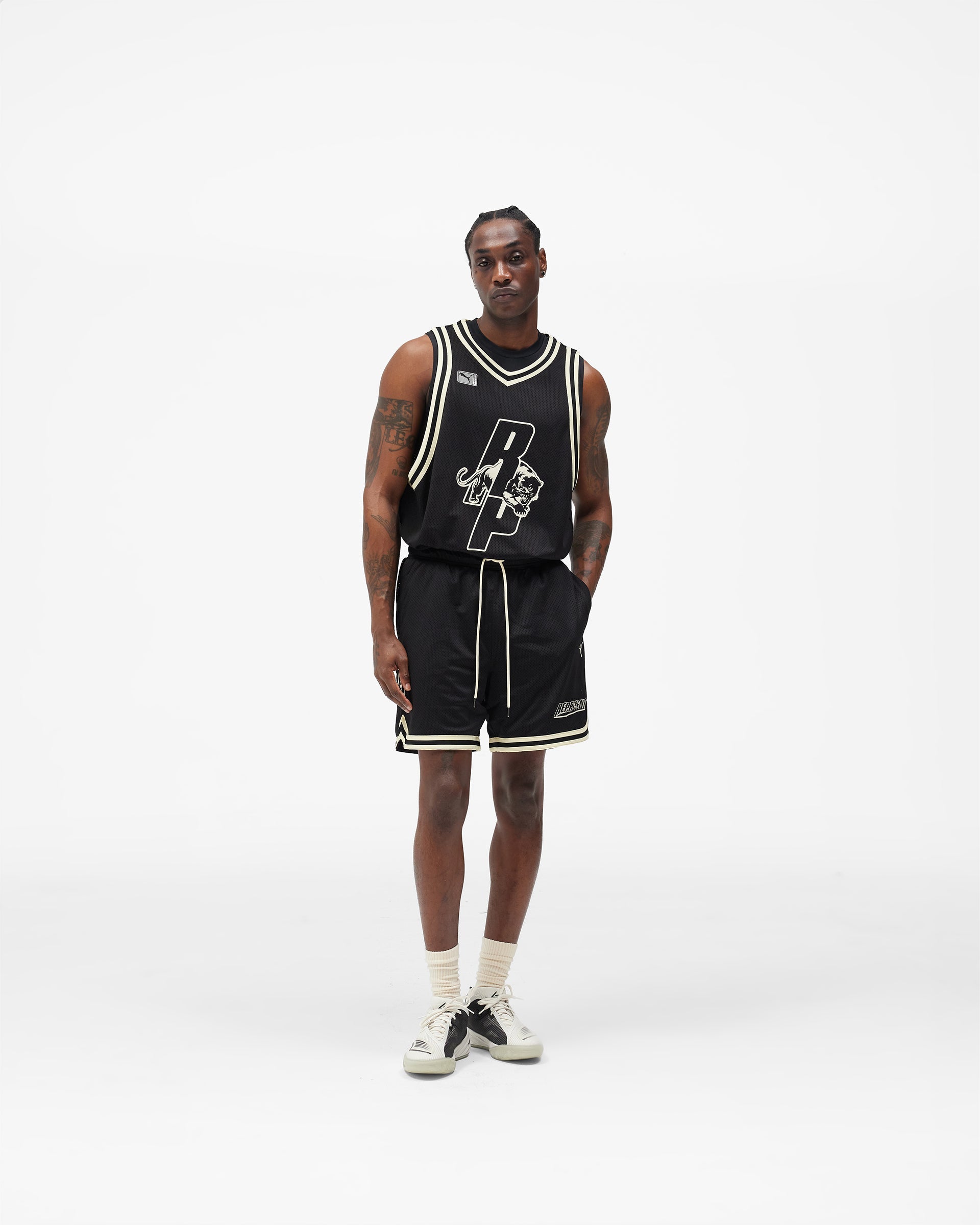 Represent X Puma Shorts - Puma Black