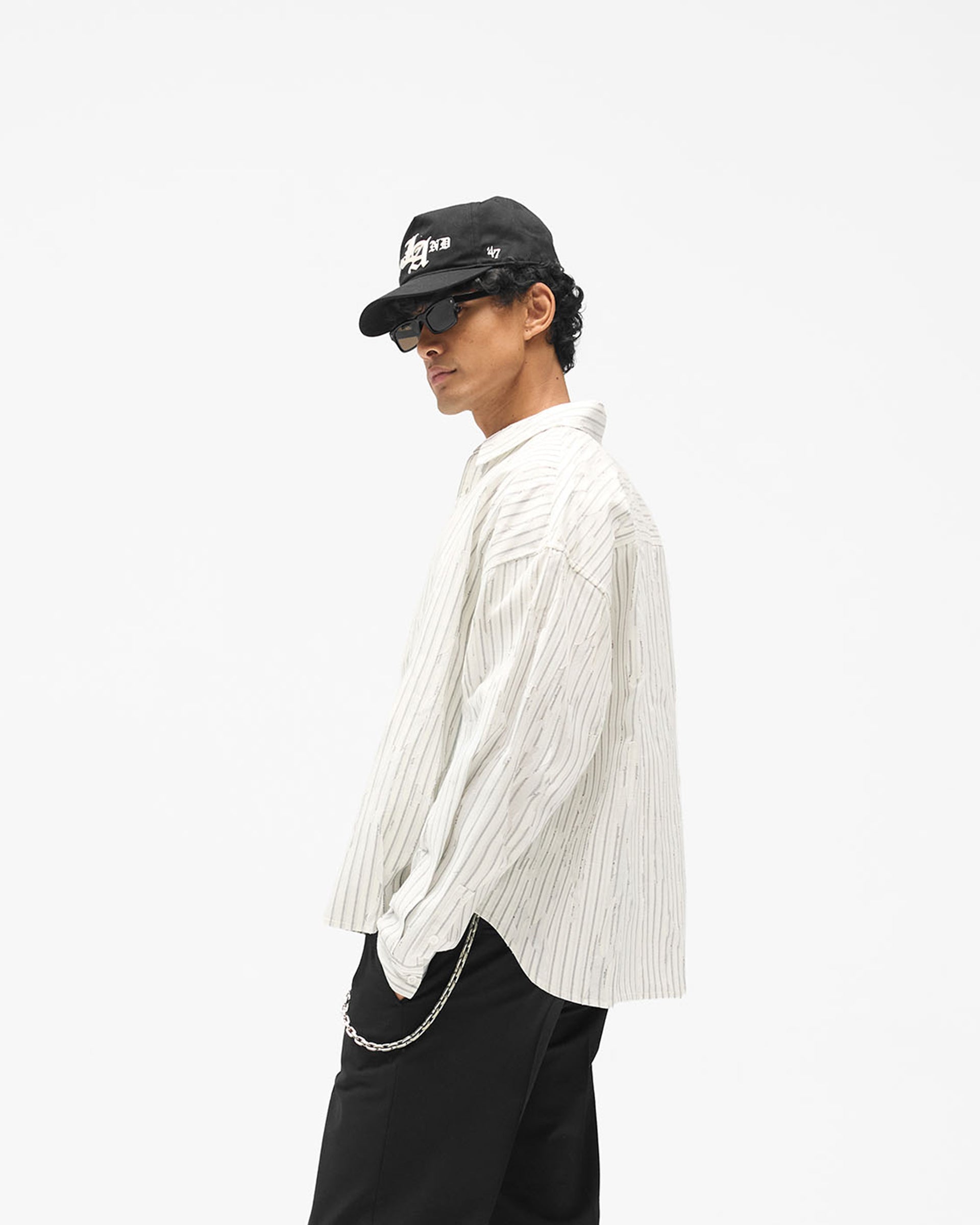 Torn Shirt - Flat White