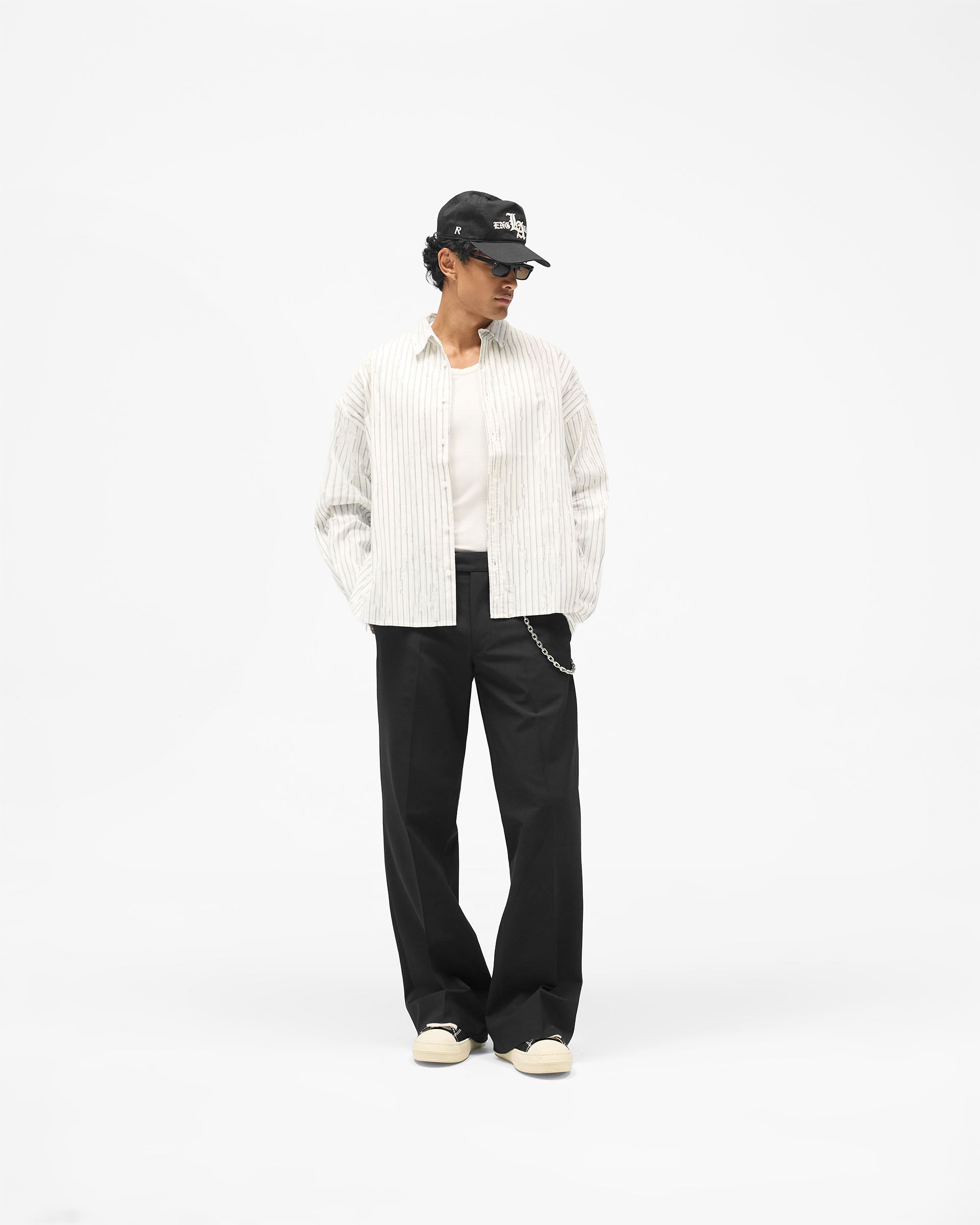 Torn Shirt - Flat White