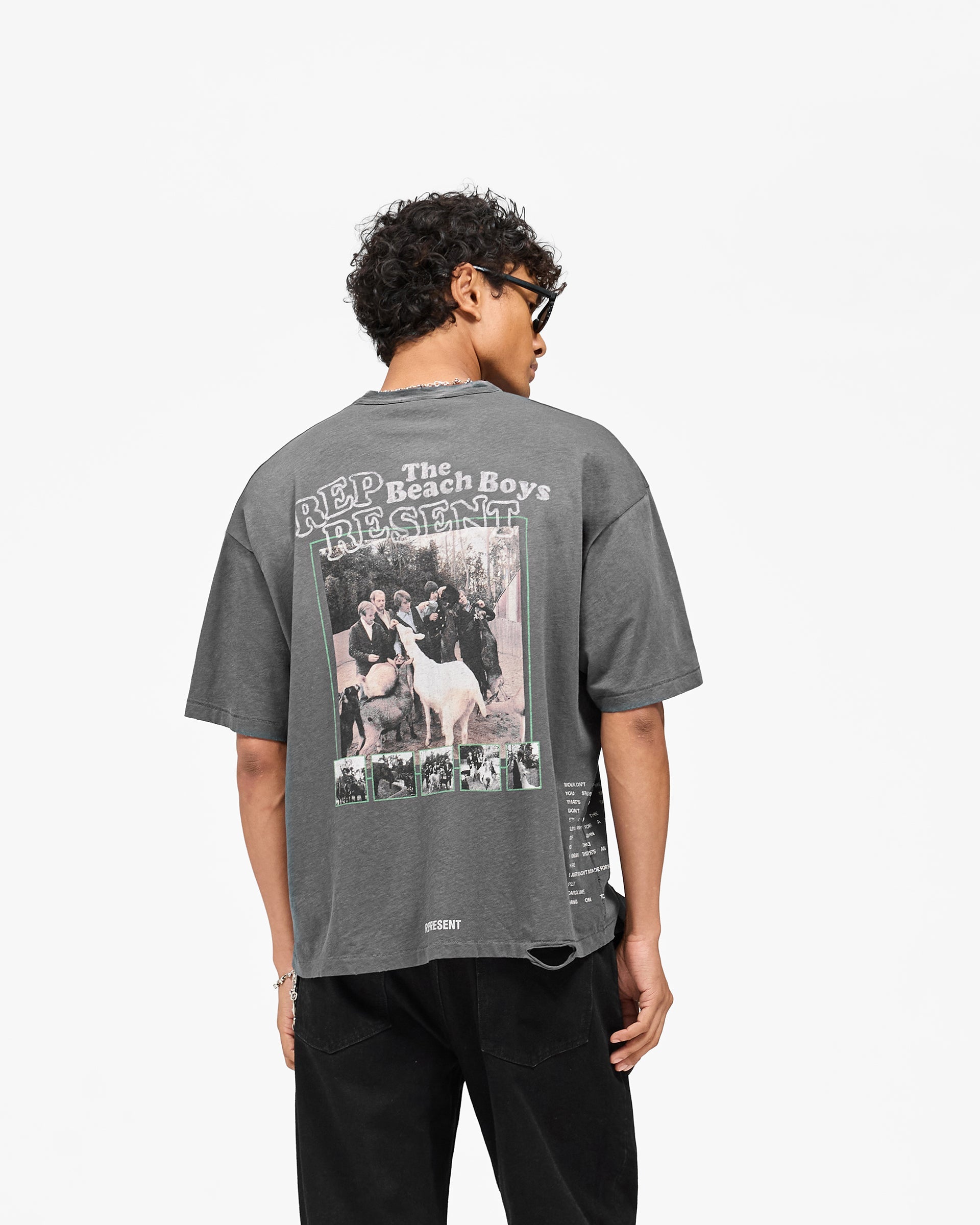 Represent x Beach Boys Pet Sounds T-Shirt - Sunfade Grey
