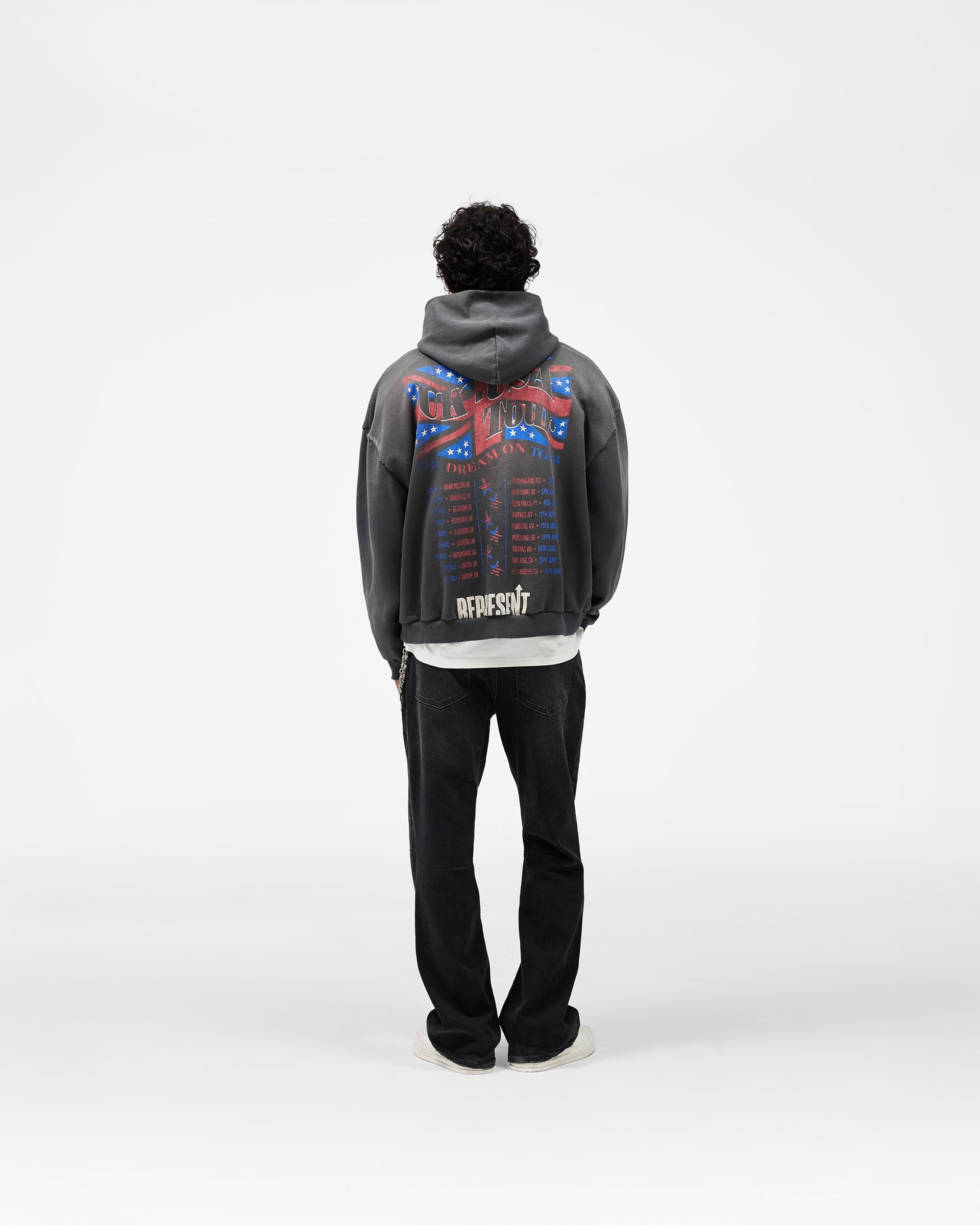 Dream On Tour Hoodie - Sun Fade Grey