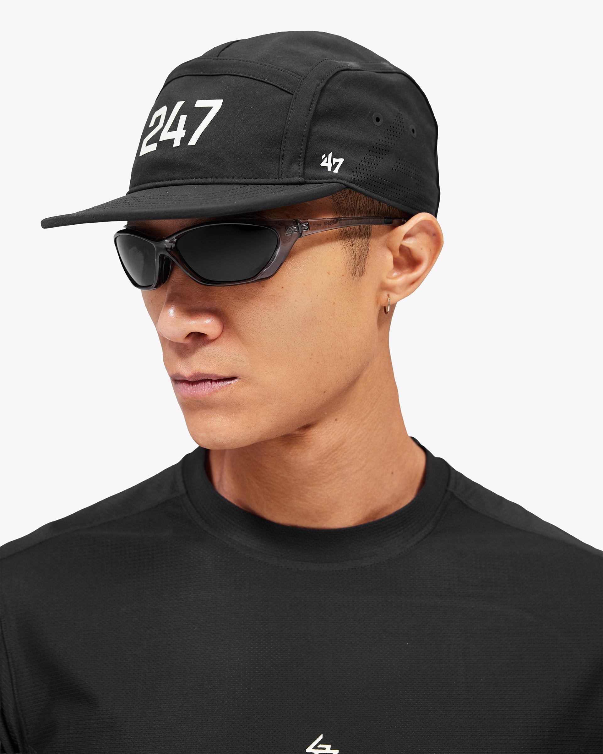 247 x 47 Taped Cap - Jet Black