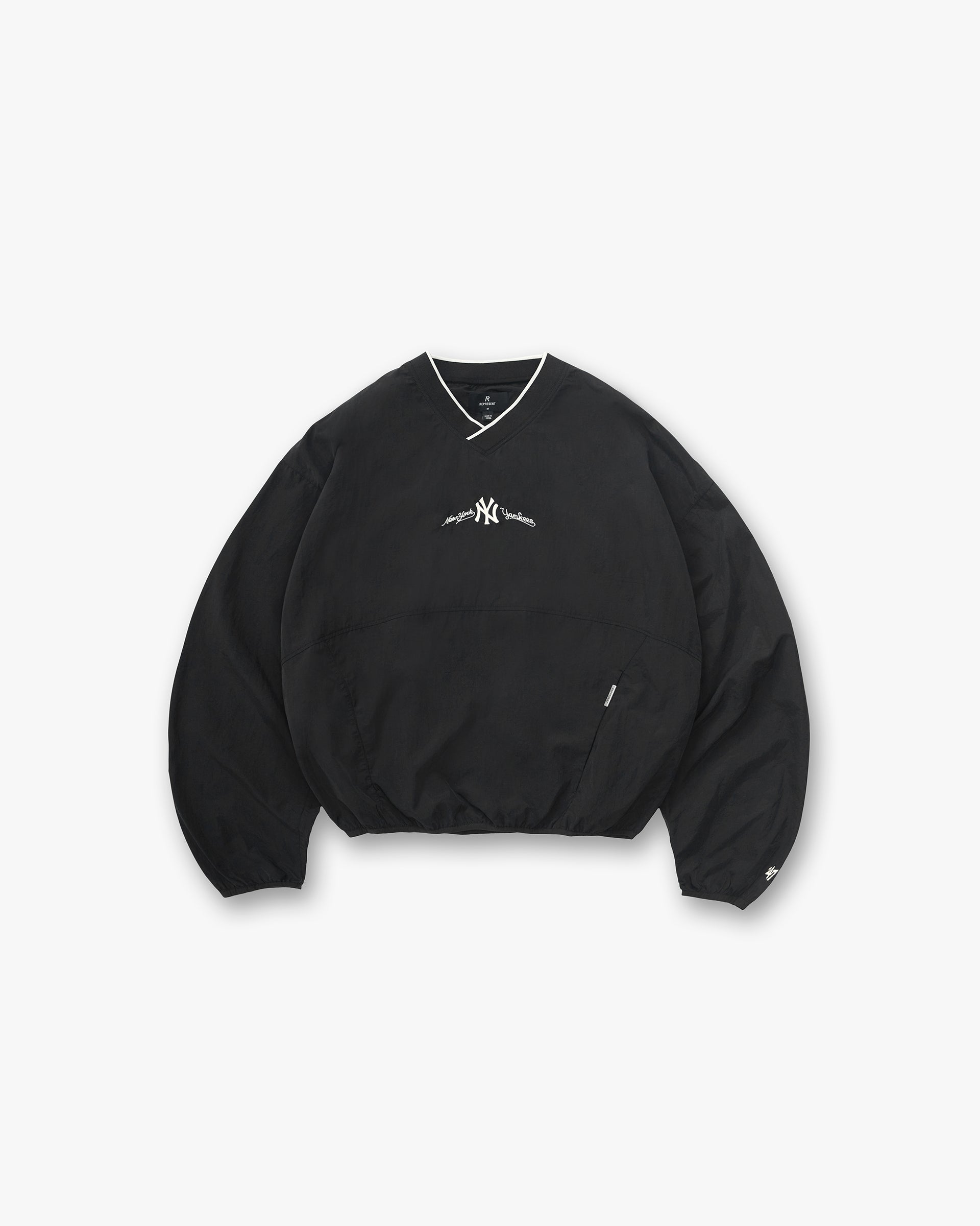 New York Yankees x Represent Nylon Pullover - Faded Black
