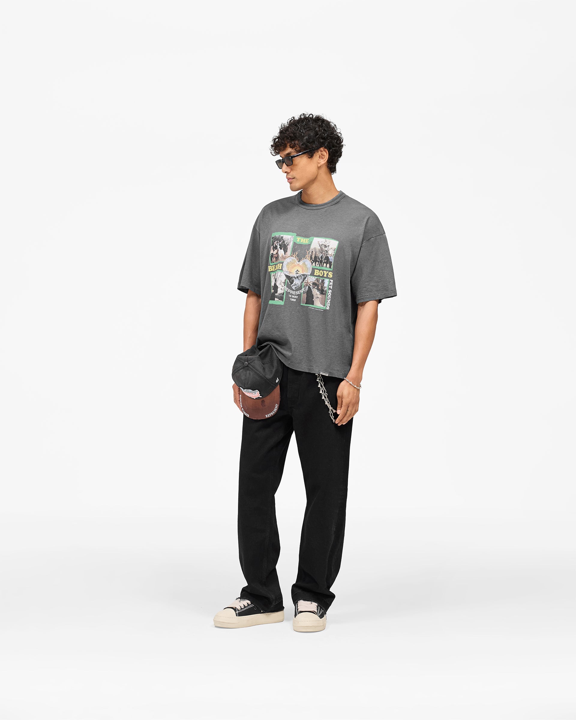 Represent x Beach Boys Pet Sounds T-Shirt - Sunfade Grey