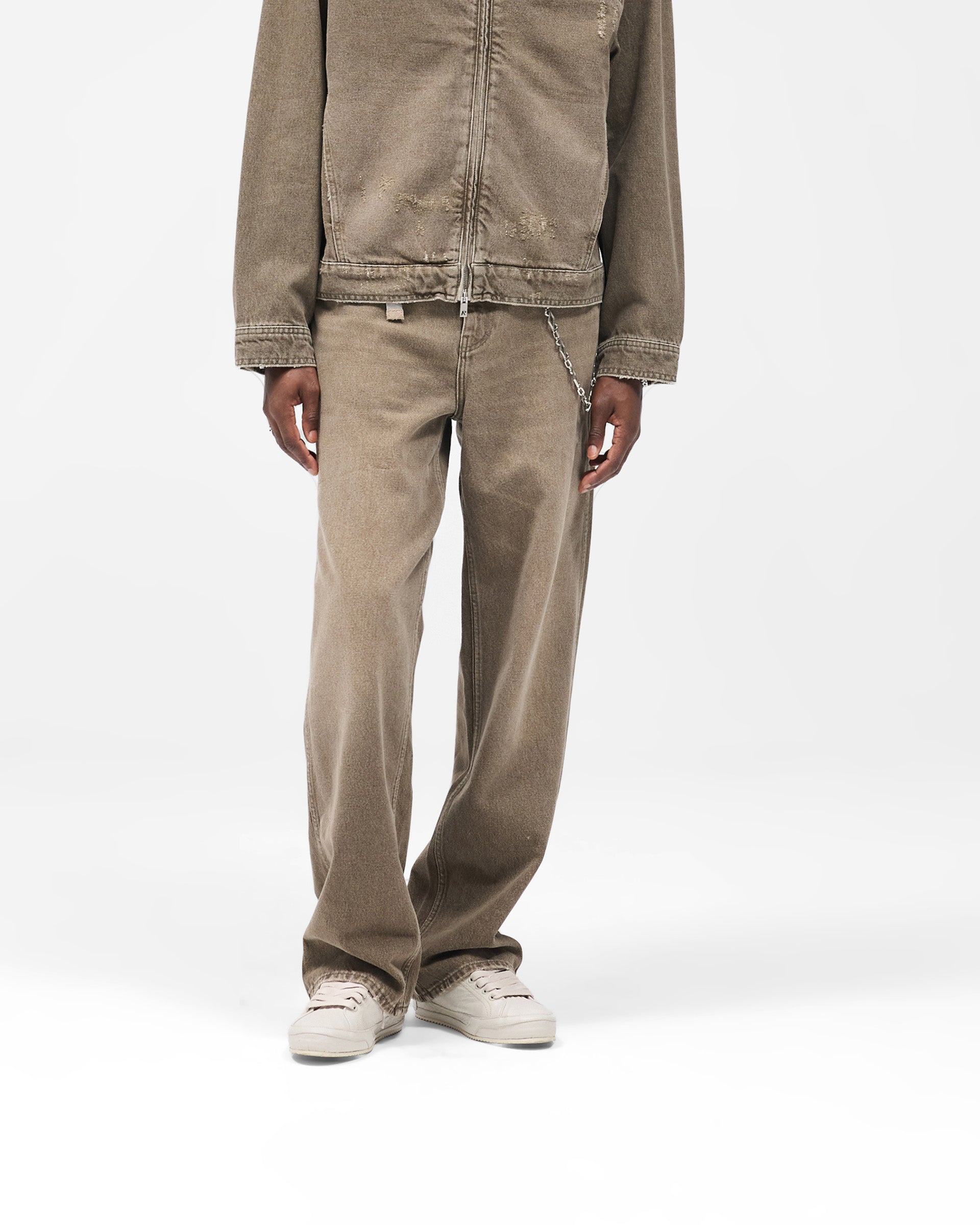 R3 Baggy Denim - Washed Olive