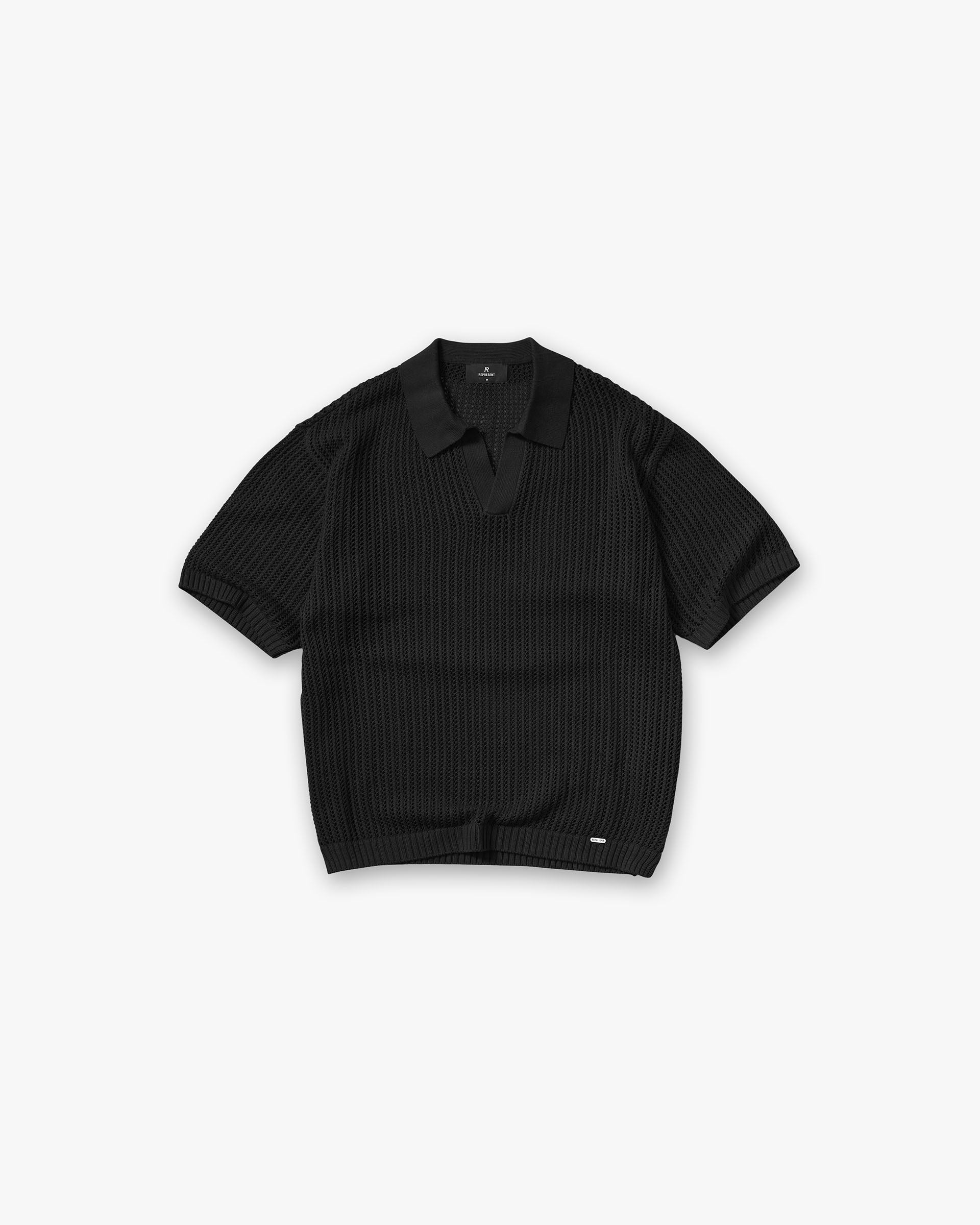 Beverly Knit Polo - Jet Black