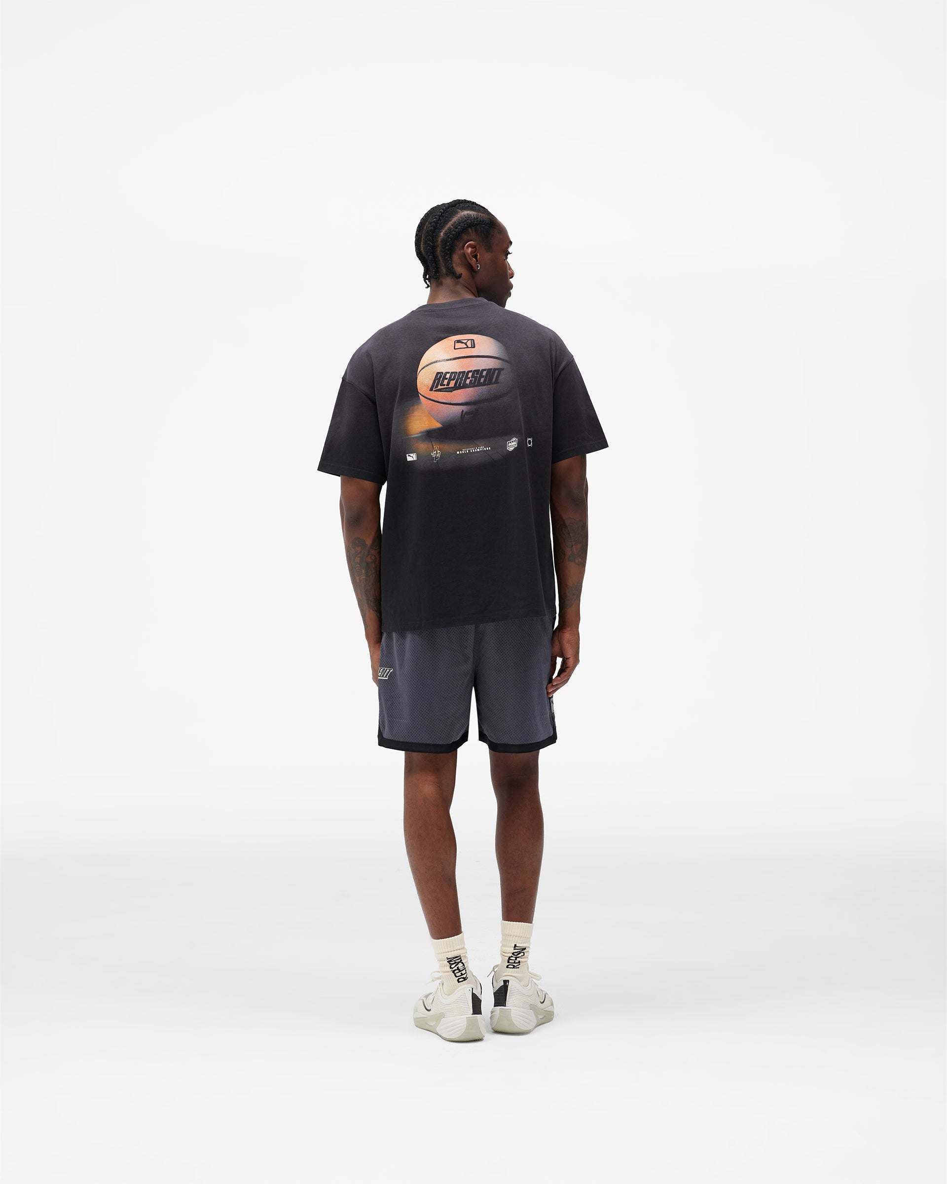 Represent X Puma Shorts - Galactic Grey