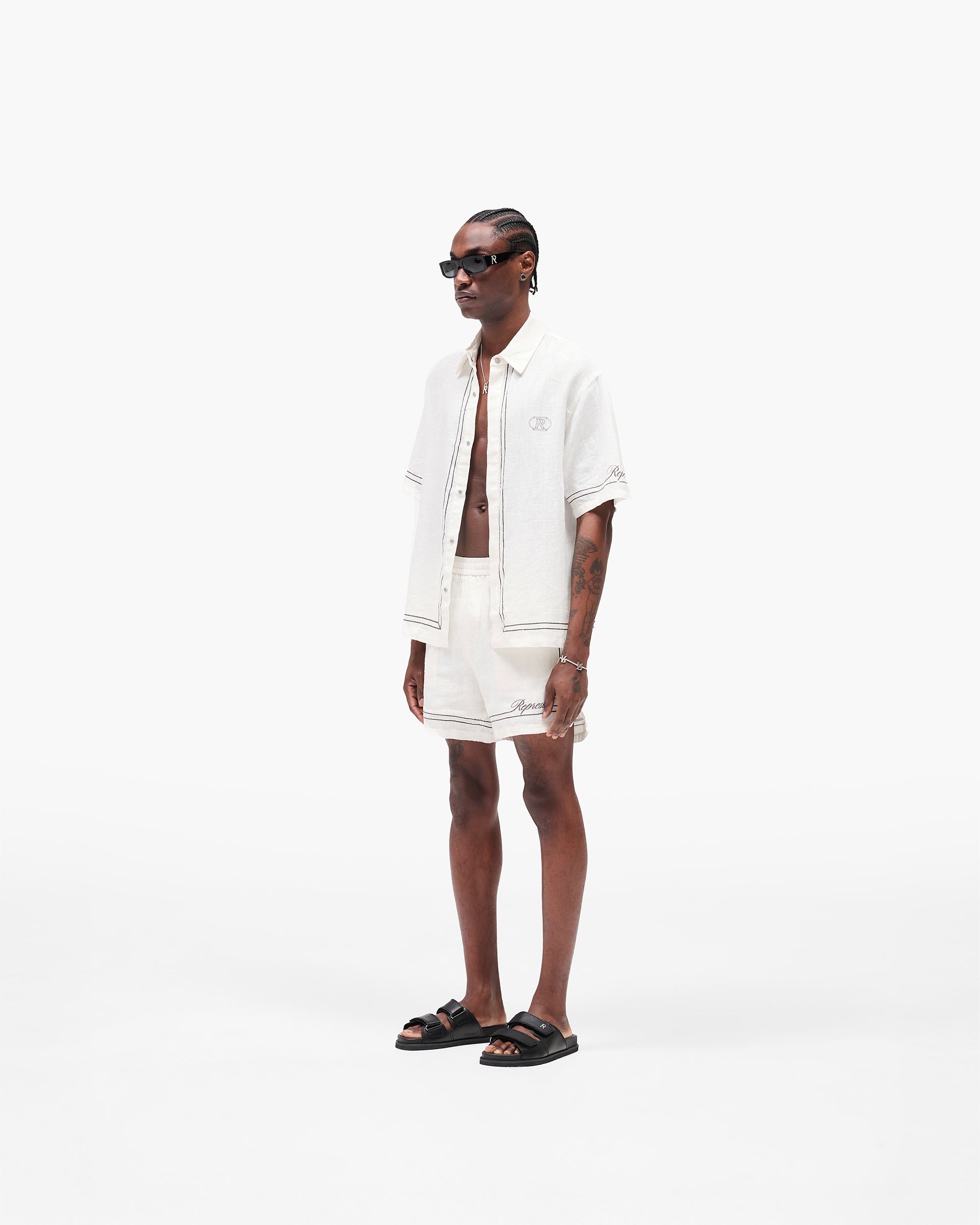 Border Short - Whisper White