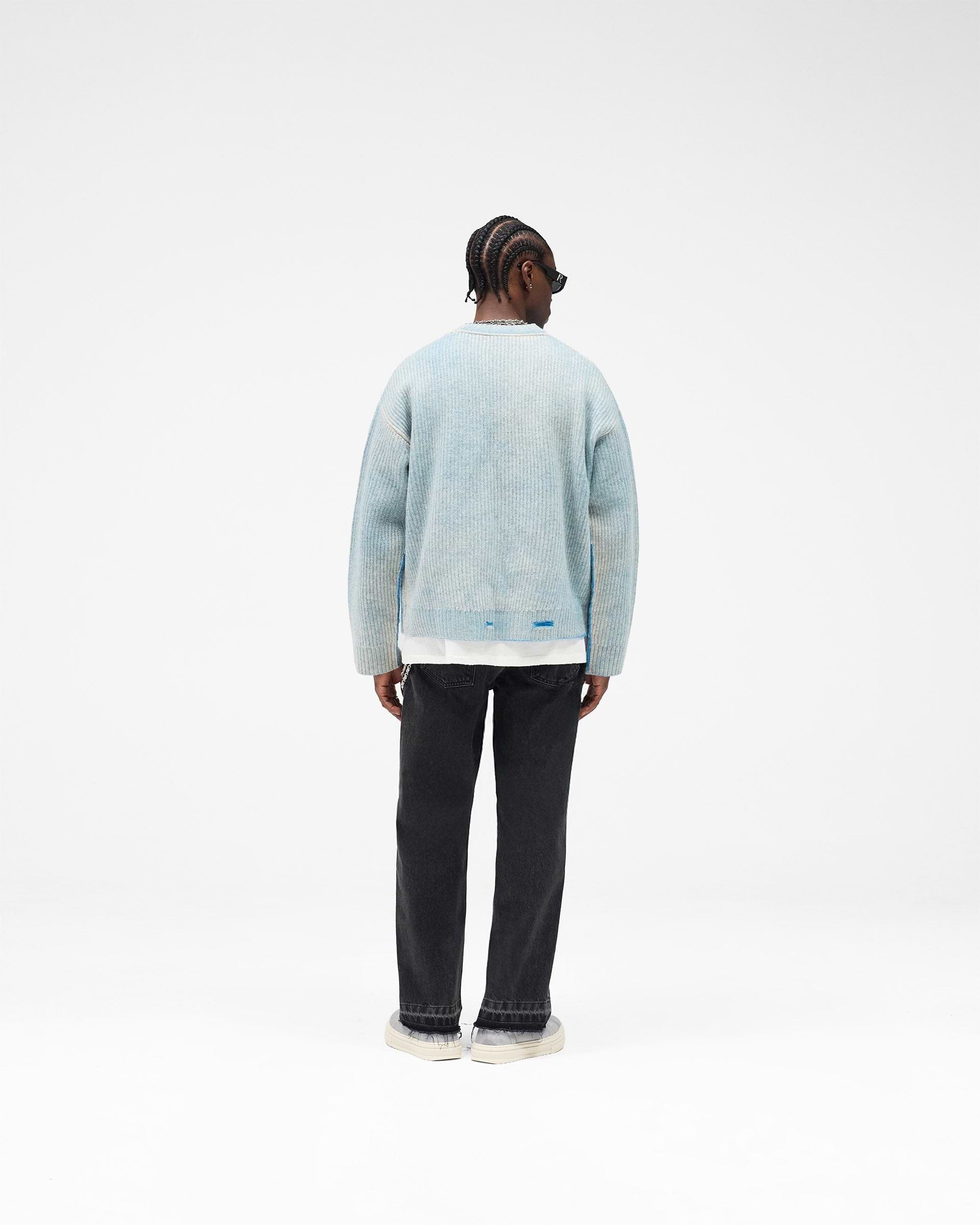 Reversible Fade Out Sweater - Cloud