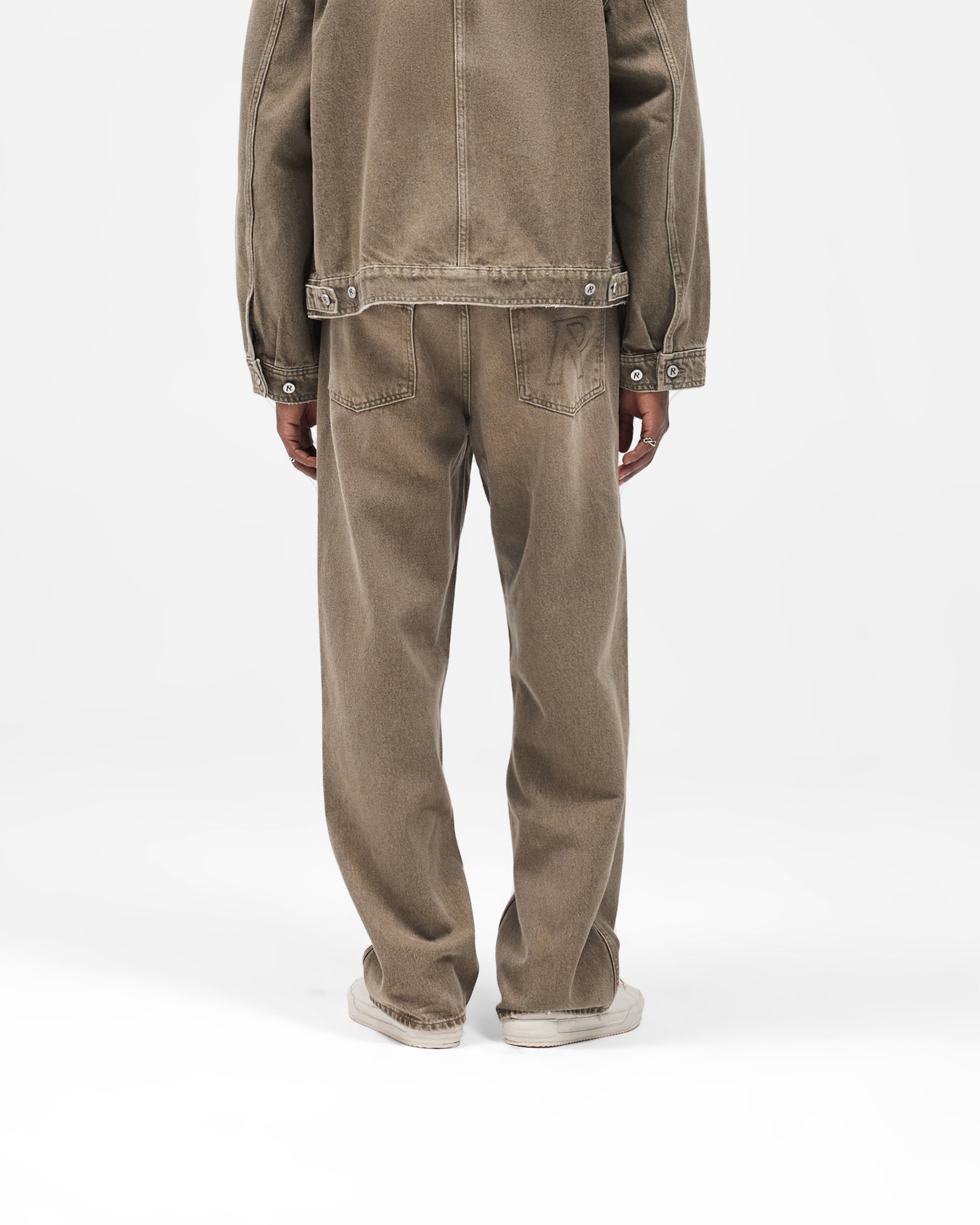 R3 Baggy Denim - Washed Olive