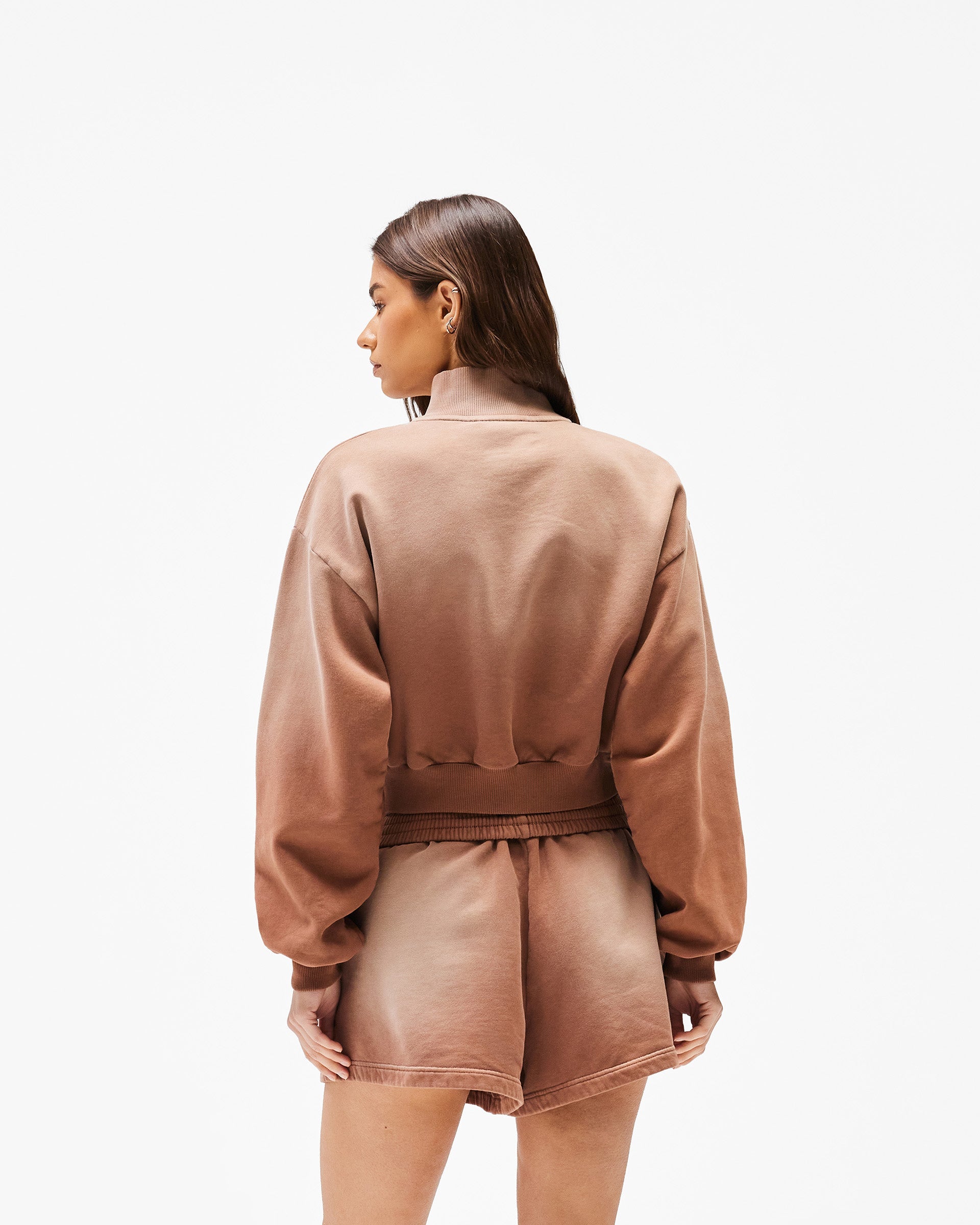 Represent Owners Club Zip Funnel Neck - Sienna