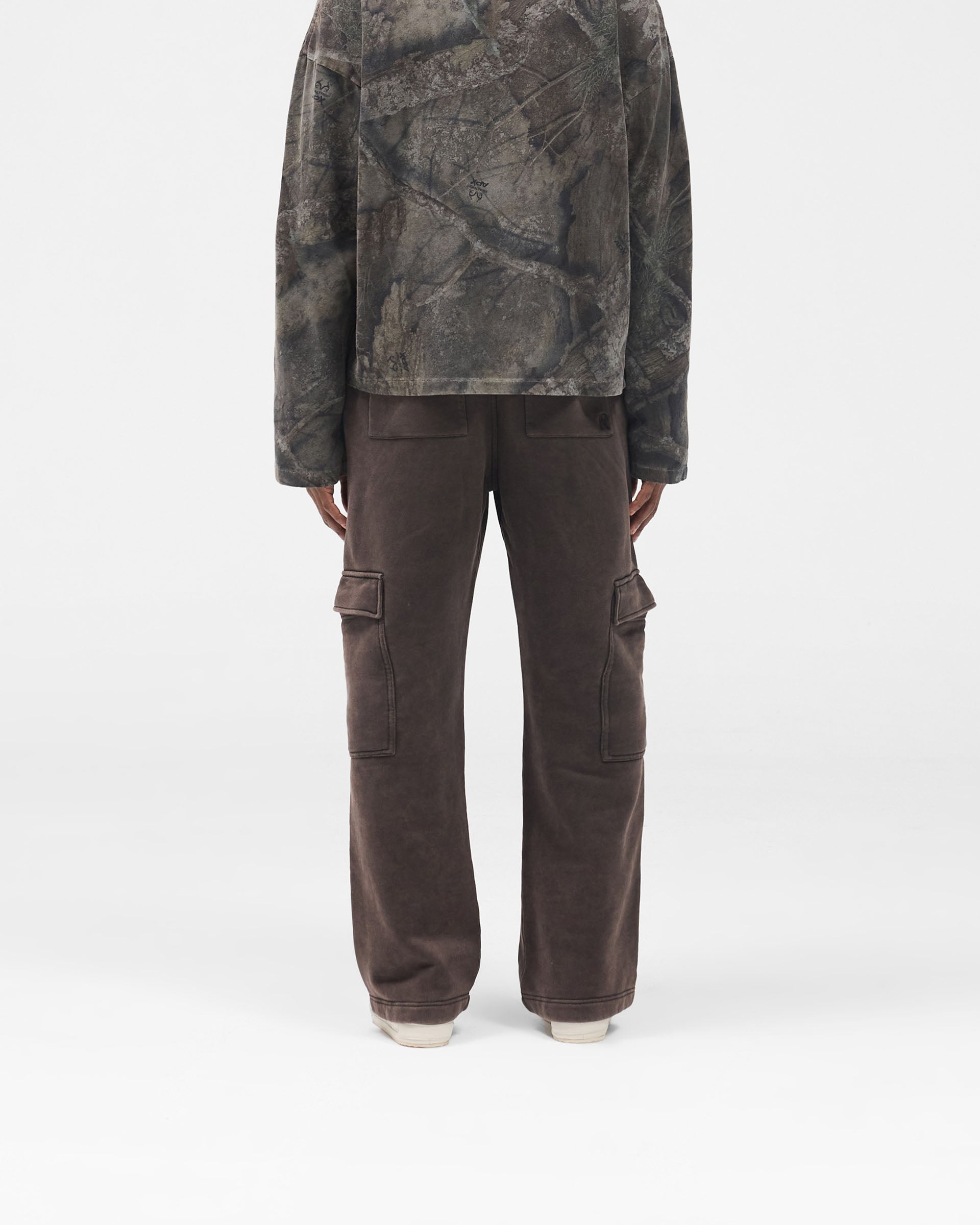 Initial Cargo Sweatpants - Coffee