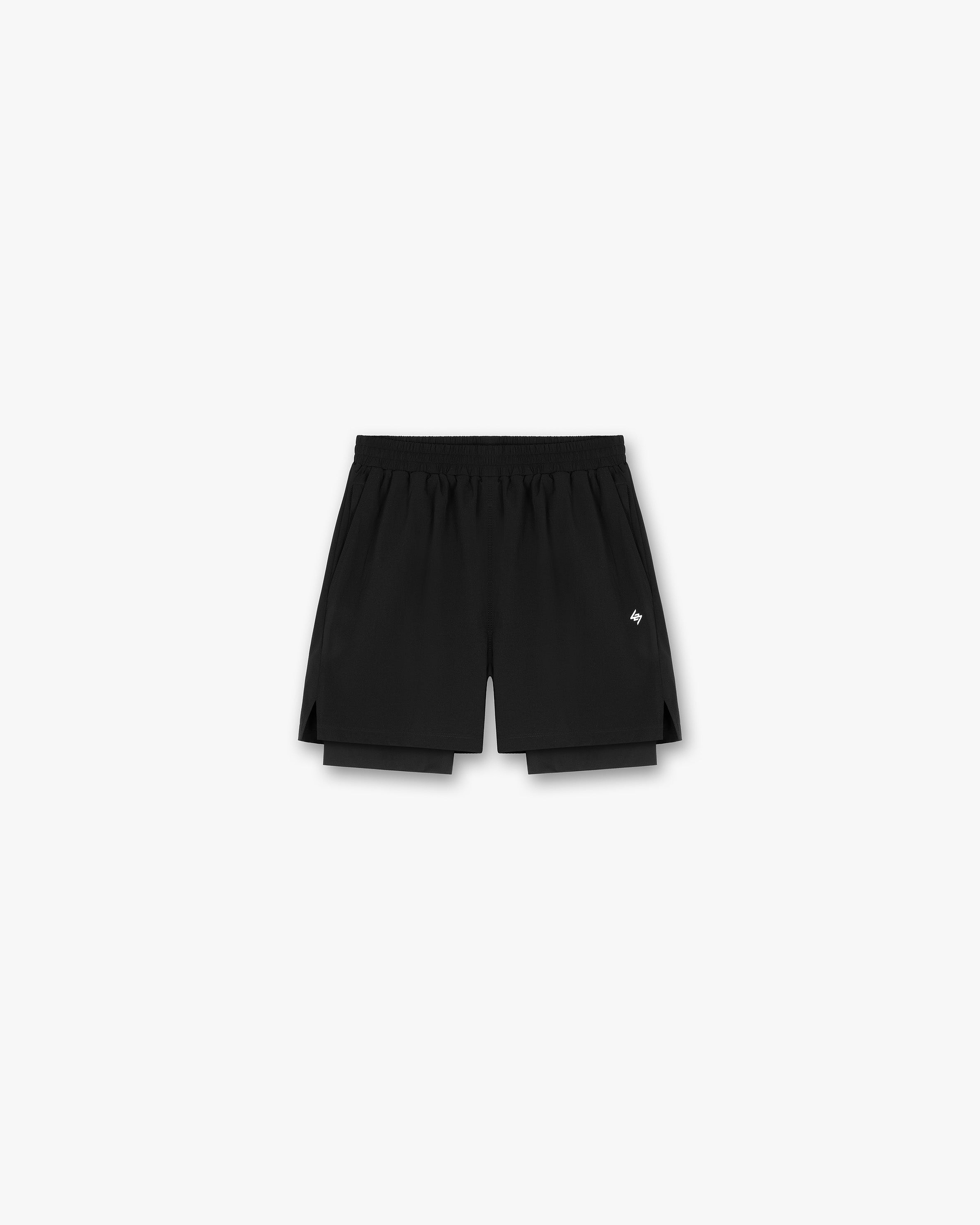 Team 247 2-In-1 Shorts - Black