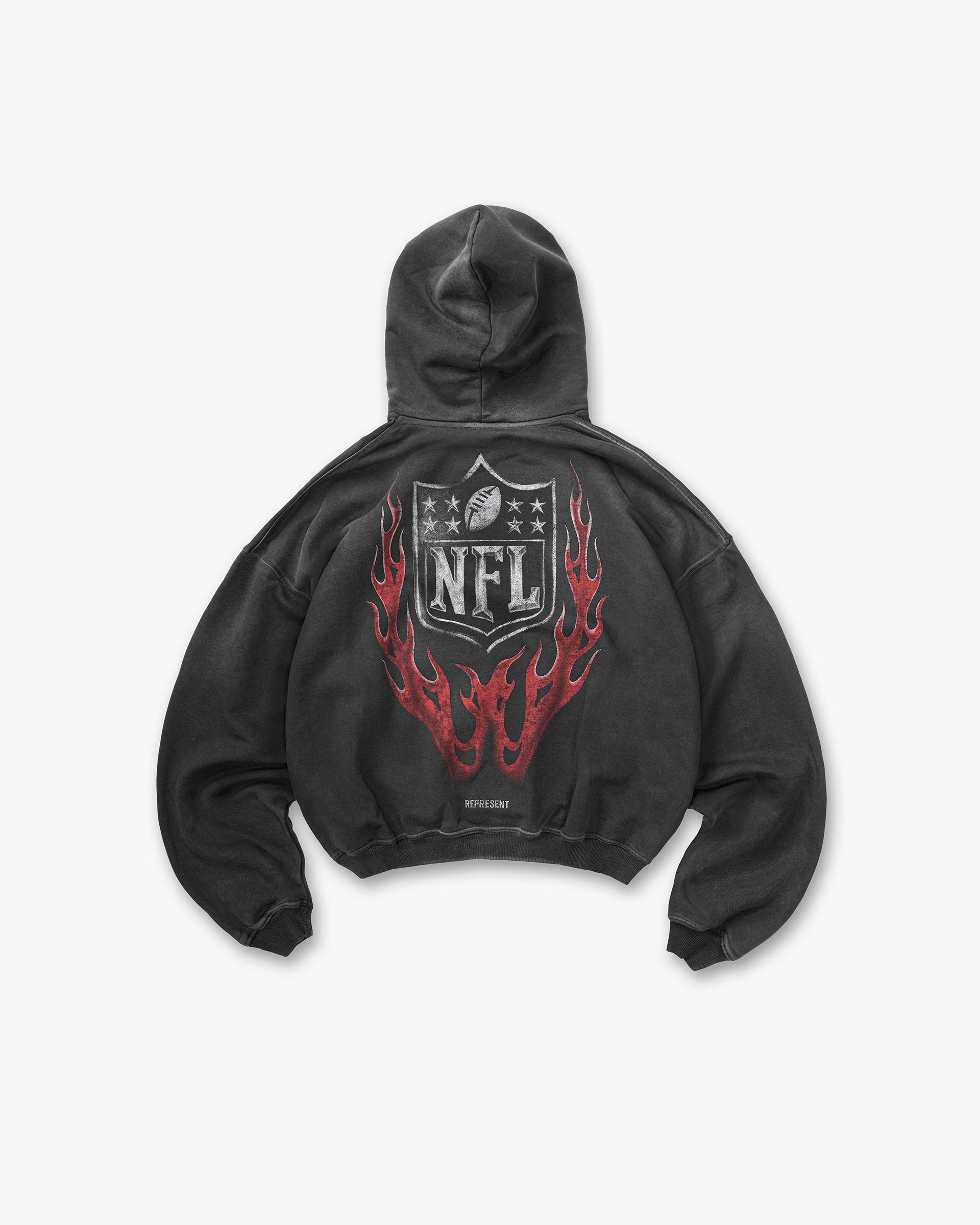 NFL Shield x Represent Hoodie - Stained Black