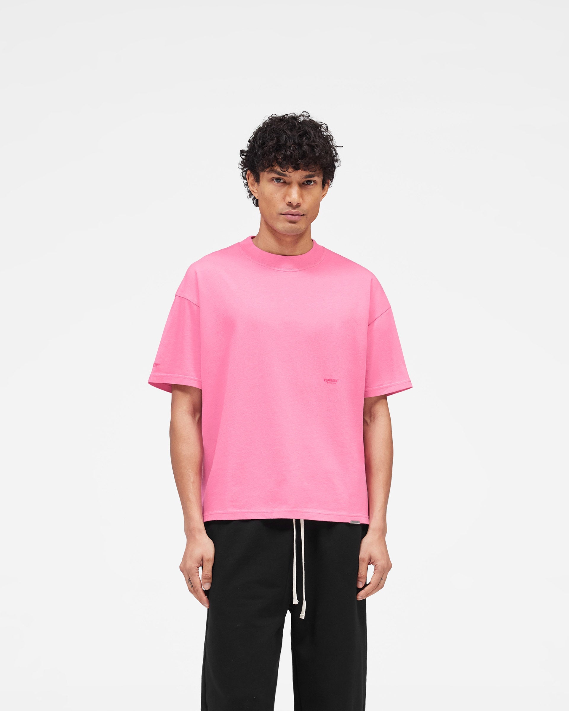 Micro Owners Club T-Shirt - Pink Lemonade