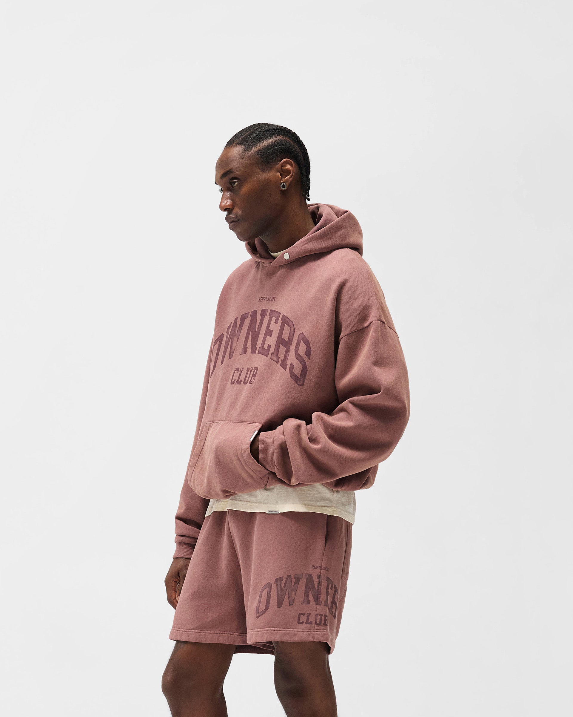 Represent Owners Club Hoodie - Smoked Rose