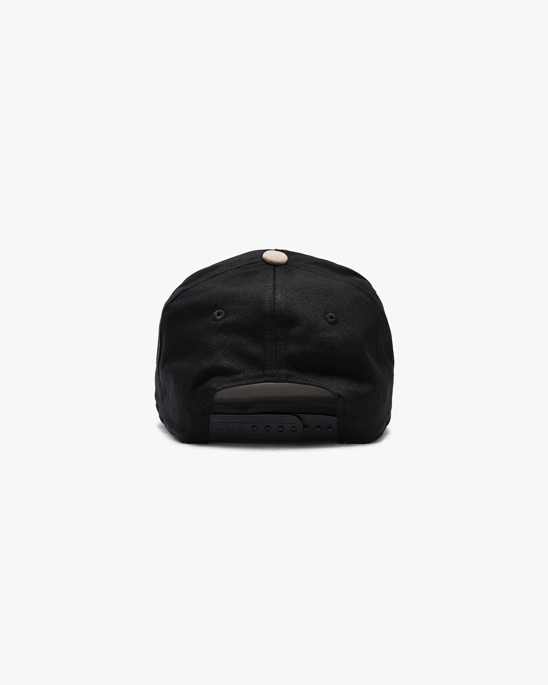 Initial Crest Cap - Jet Black