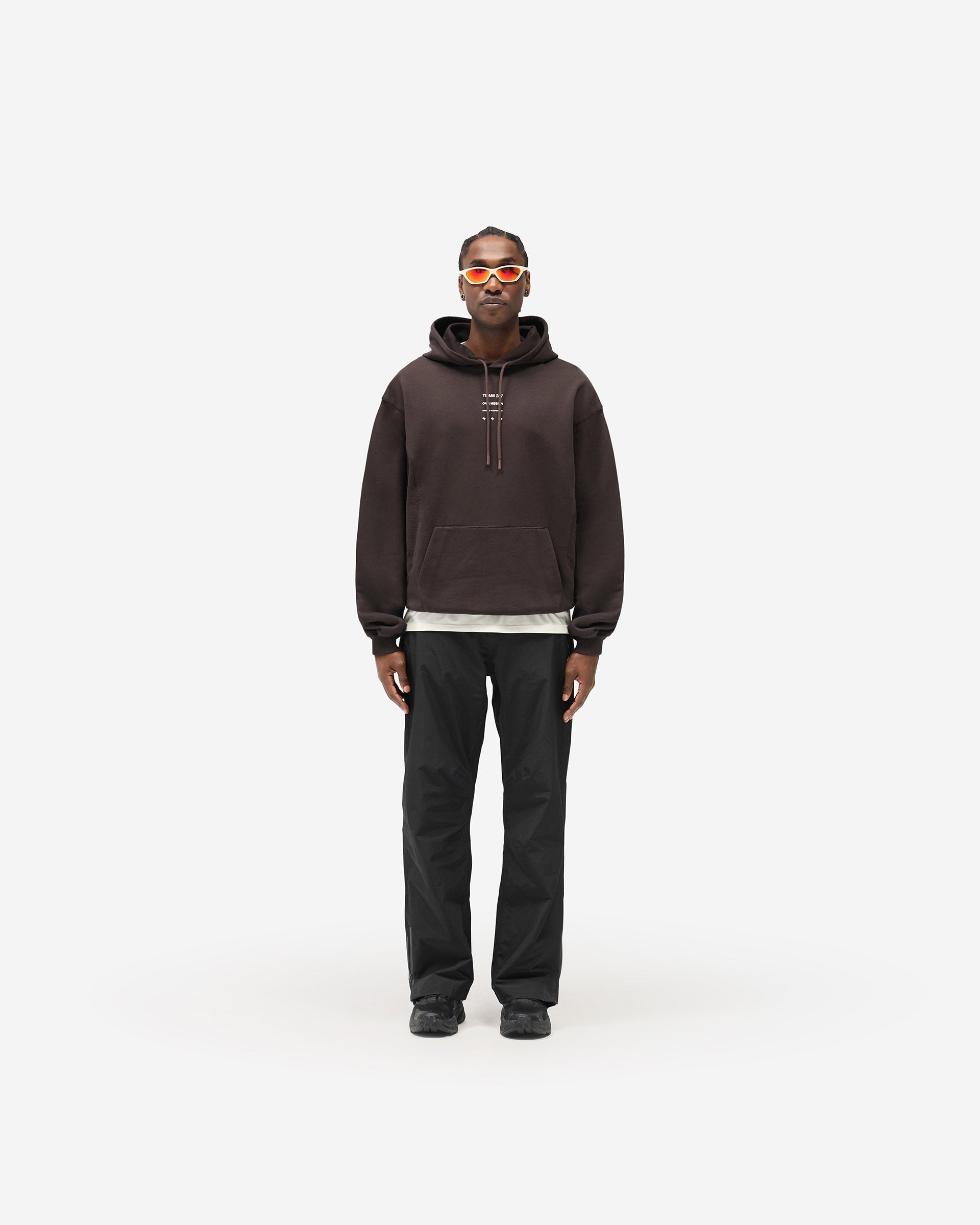 247 Uprising Oversized Hoodie - Chocolate