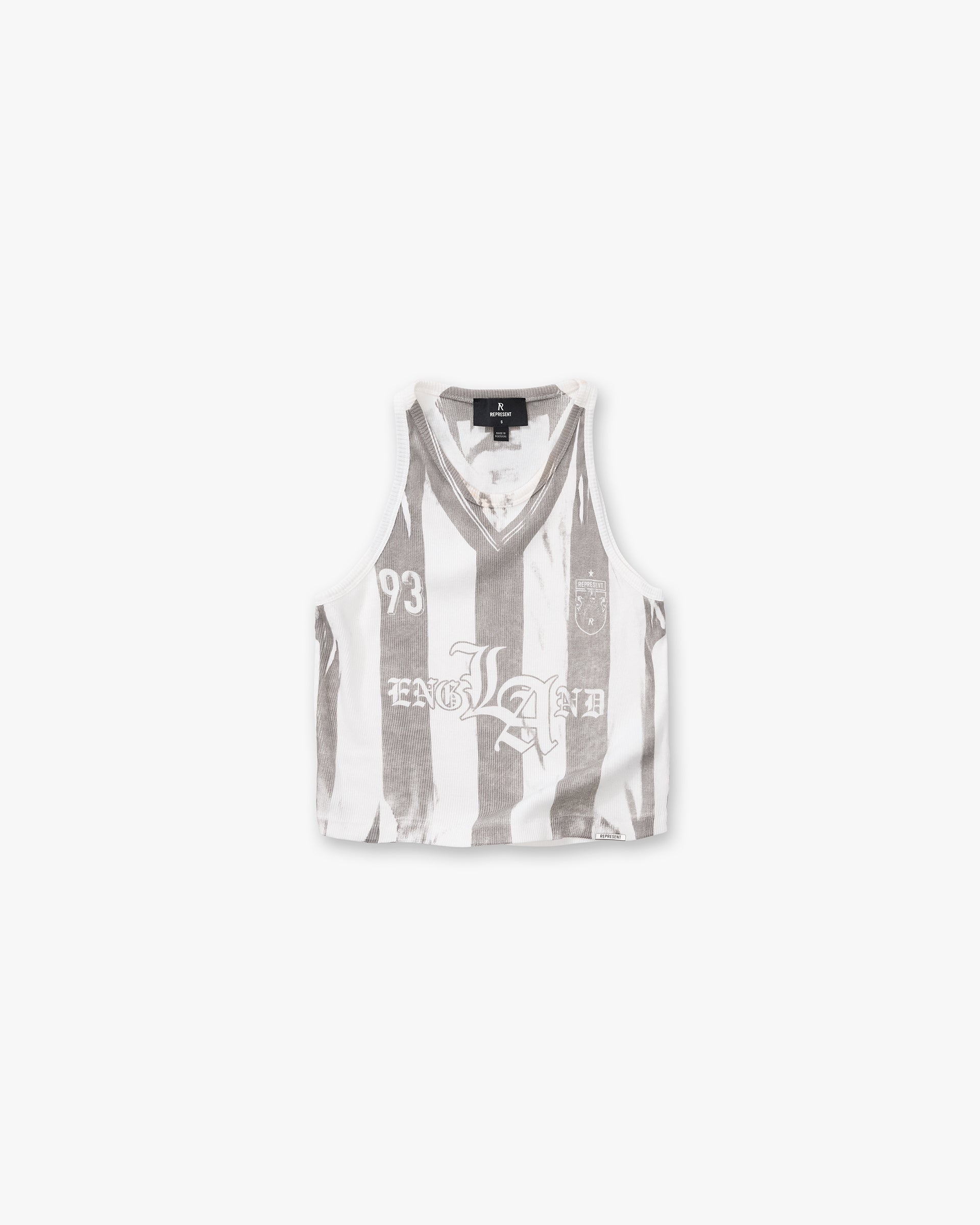 Printed Vest - Flat White