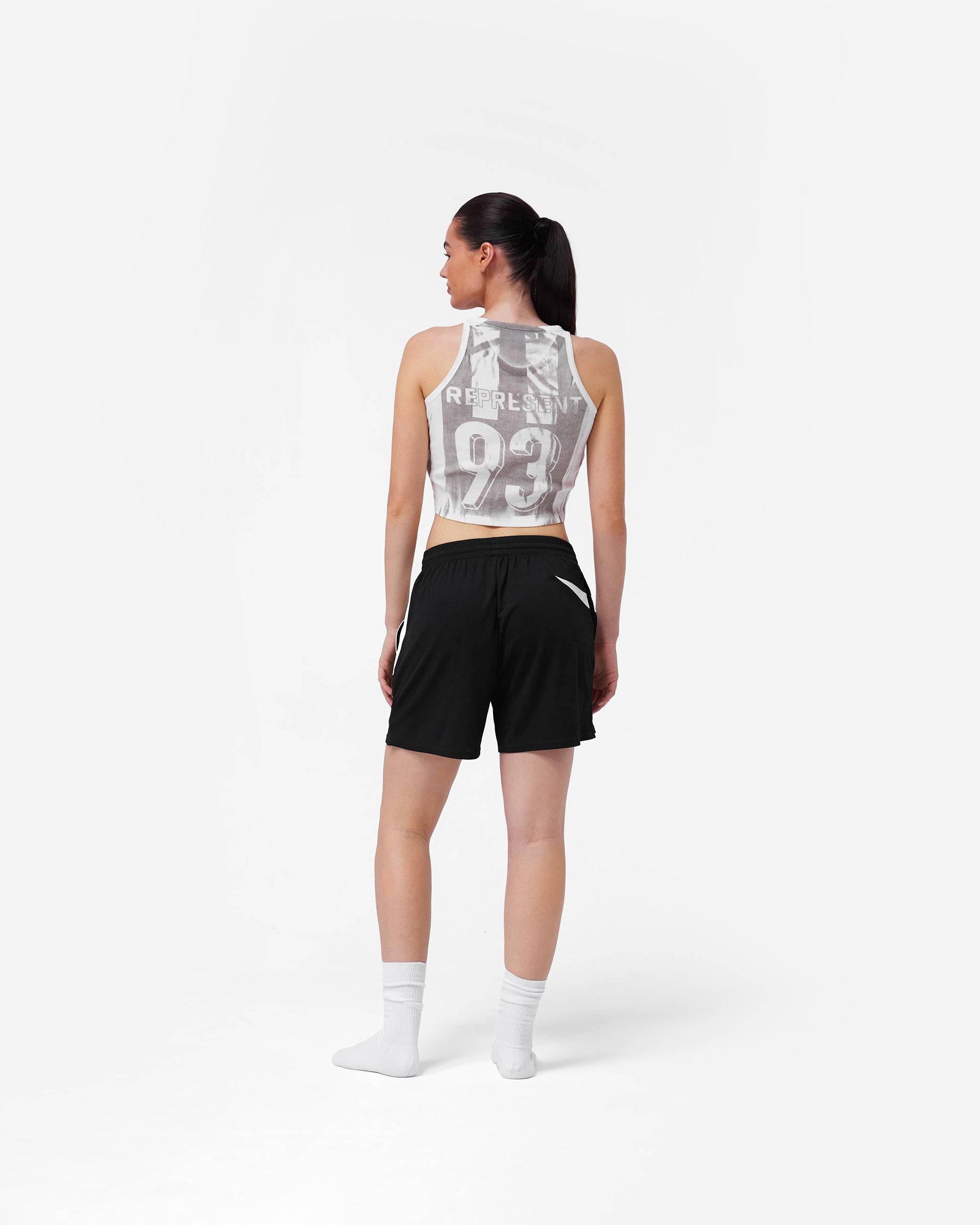 Printed Vest - Flat White