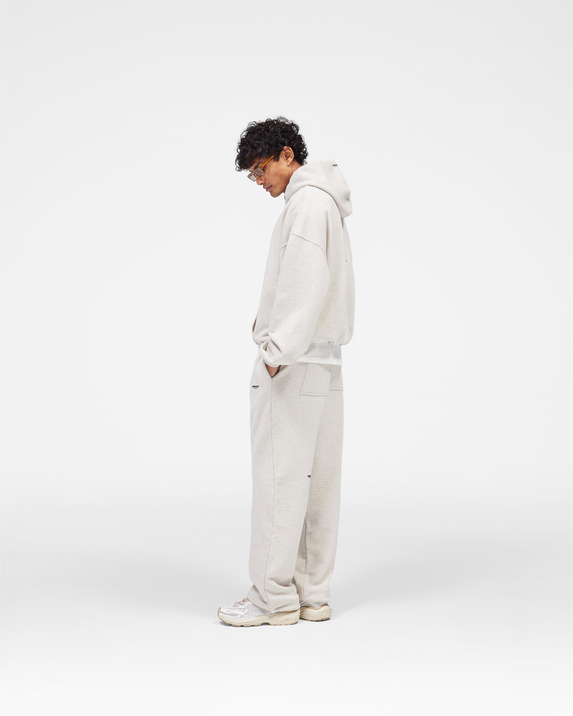 Micro Owners Club Hoodie - Cream Marl