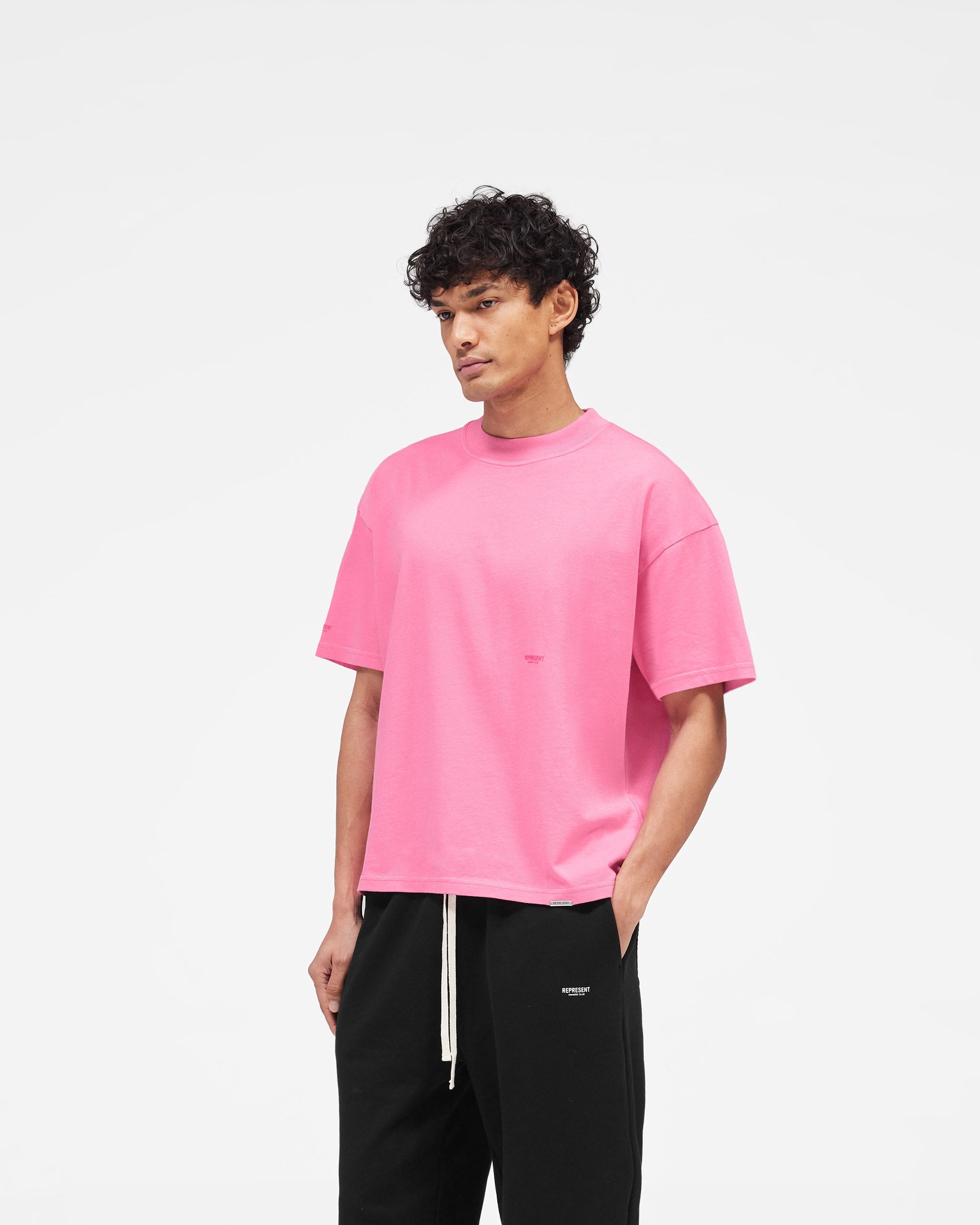 Micro Owners Club T-Shirt - Pink Lemonade