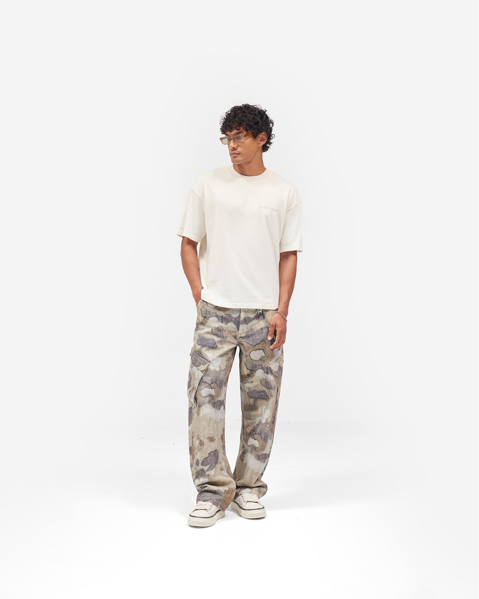 Reverse Resent T-Shirt - Flat White
