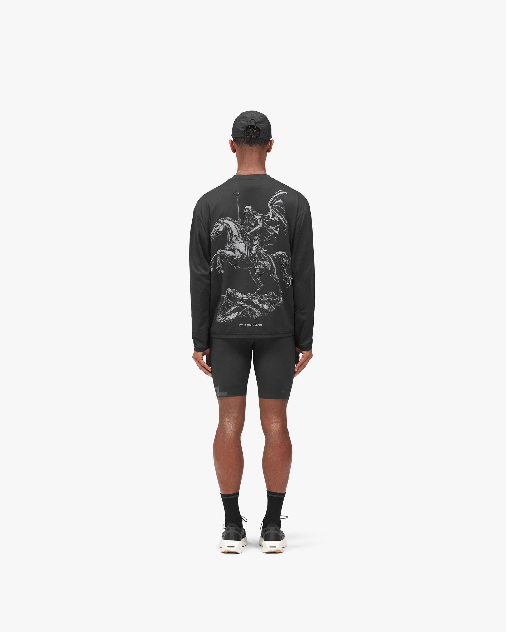 247 Noble Long Sleeve T-Shirt - Jet Black
