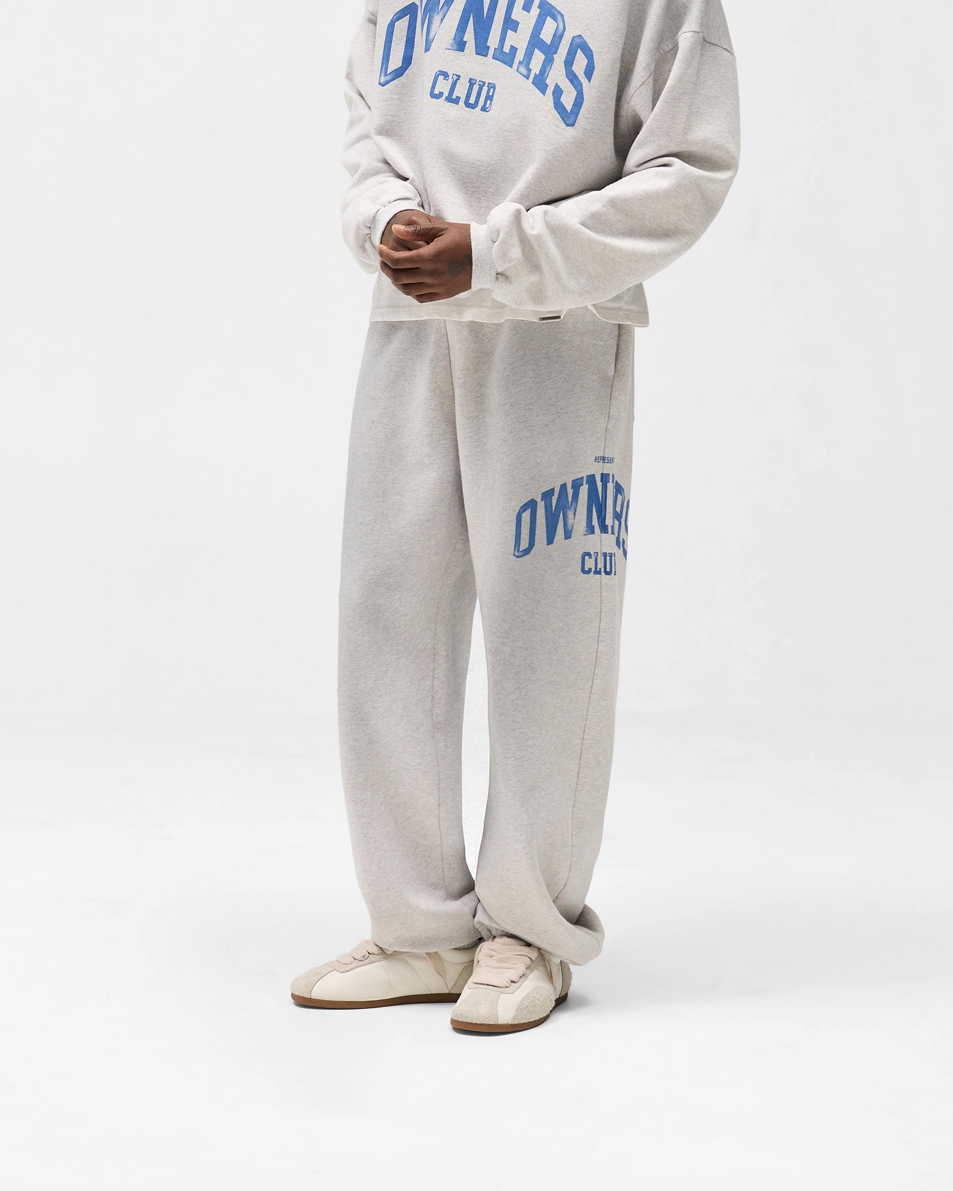 Represent Owners Club Sweatpant - Sprayed Ice Grey Marl