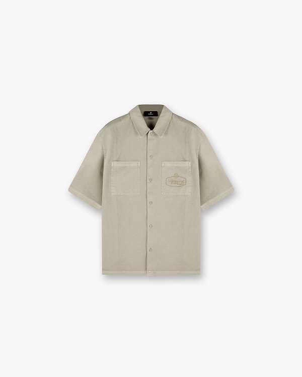 Short Sleeve Cotton Overshirt