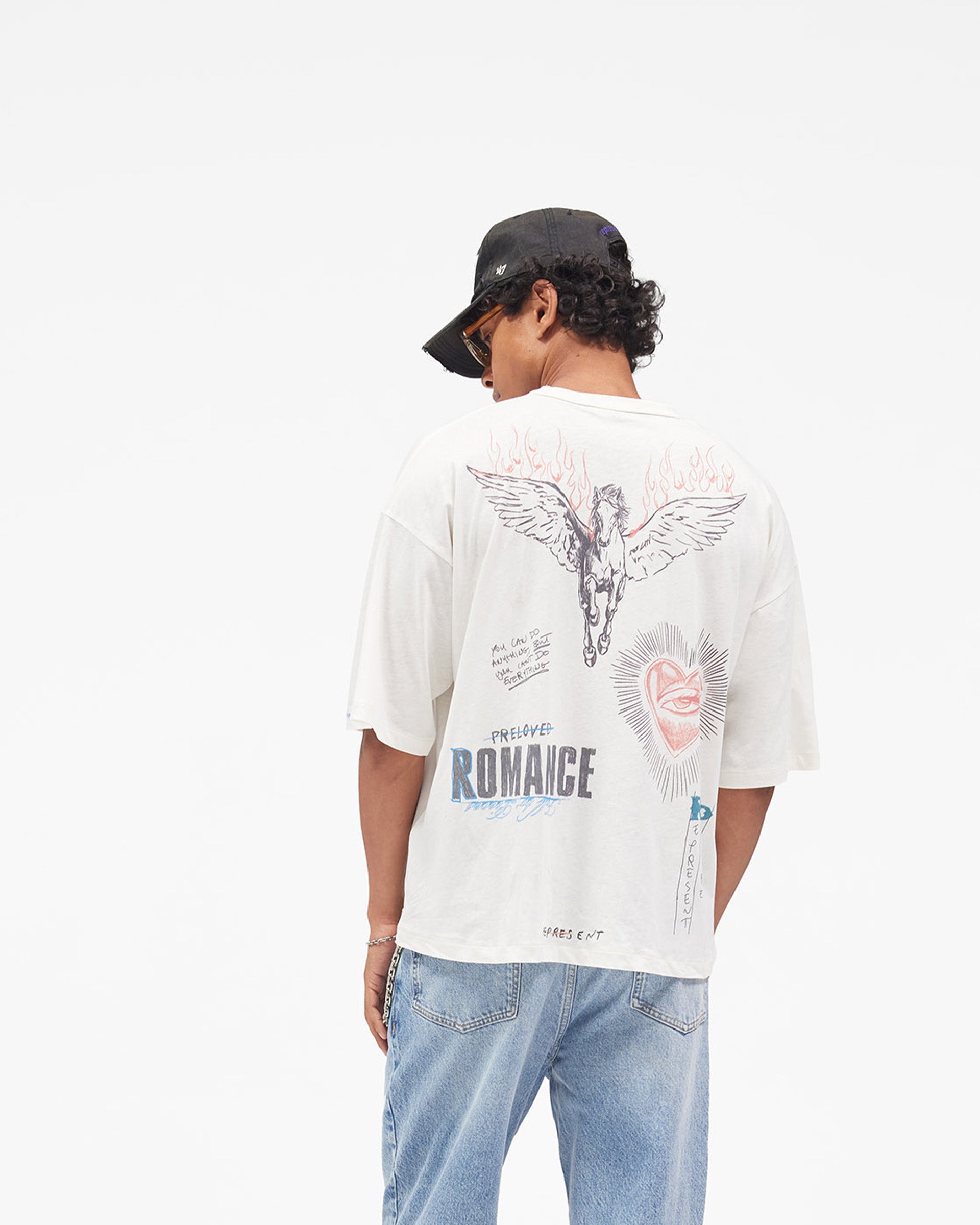 Heavier Than The Heavens T-Shirt - Antique White