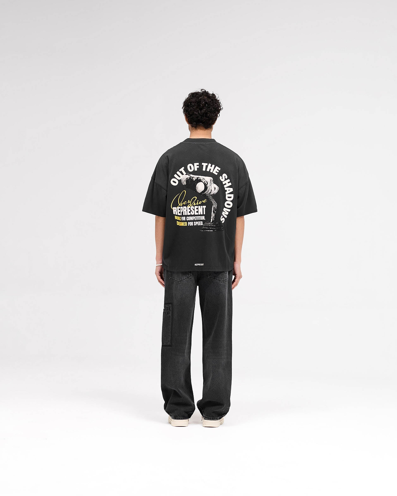 Stained Black Shadows T-Shirt | Graphic T shirts | REPRESENT