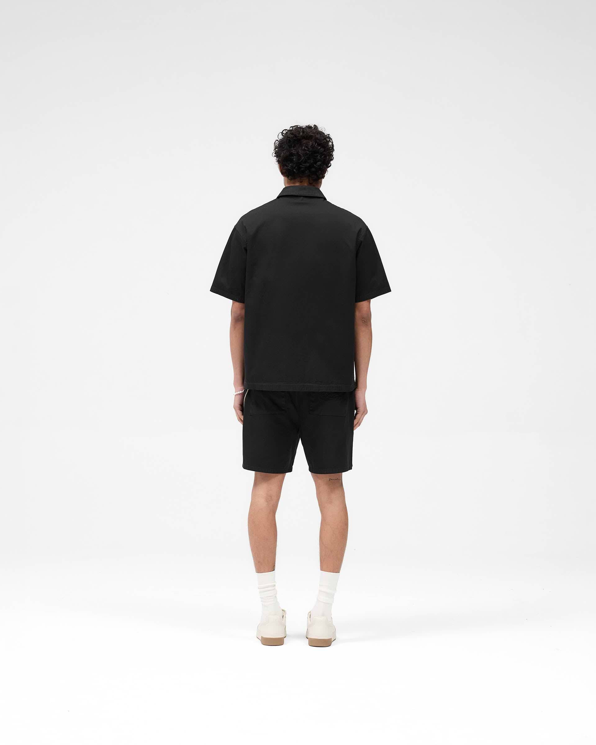 Cotton Tailored Short - Jet Black