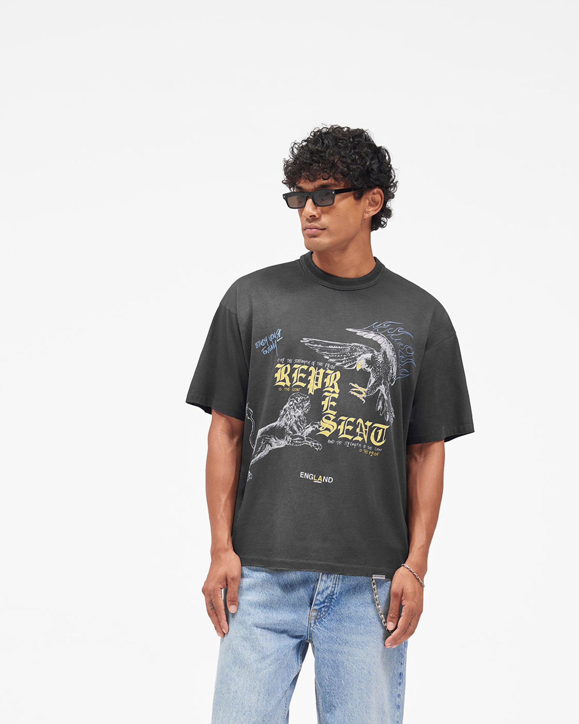 Enemy T-Shirt - Washed Black