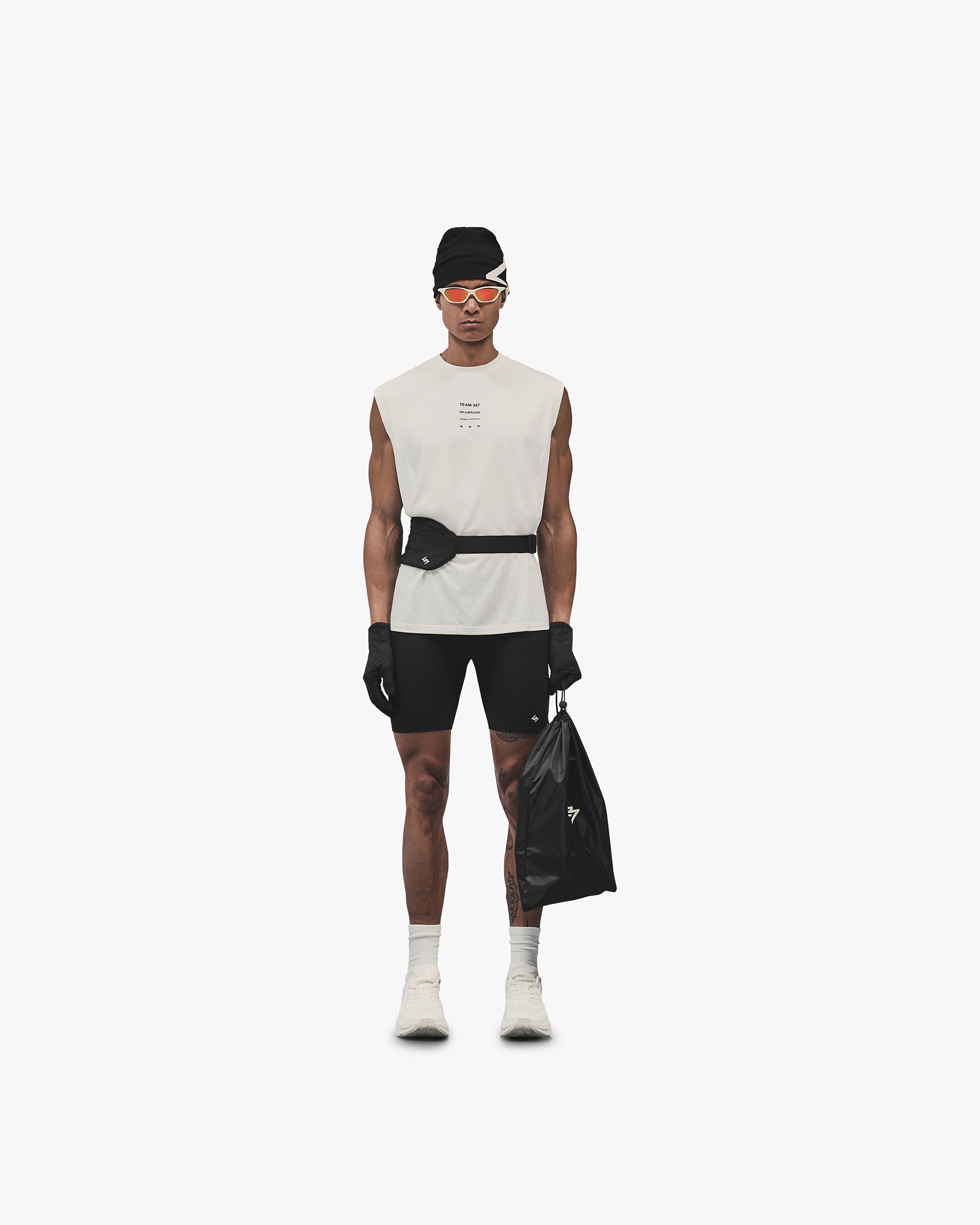247 Uprising Oversized Tank - Flat White