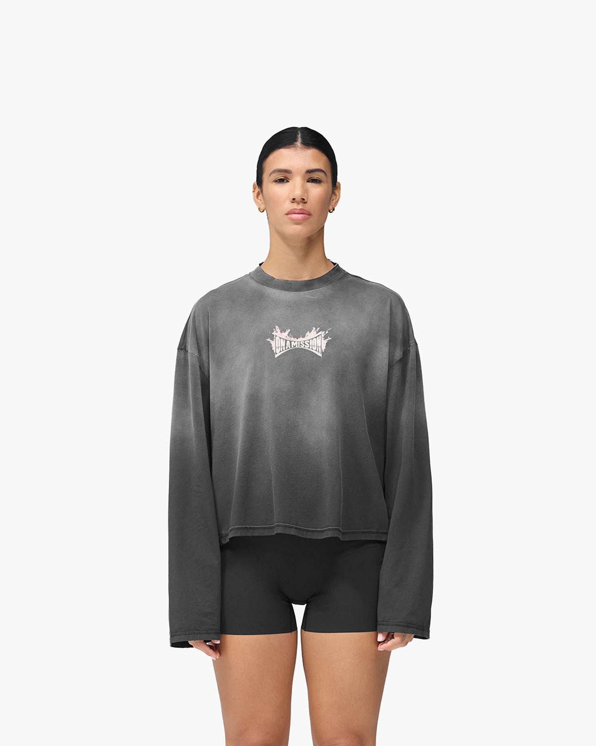 247 Ignite Long Sleeve T-Shirt - Vintage Black