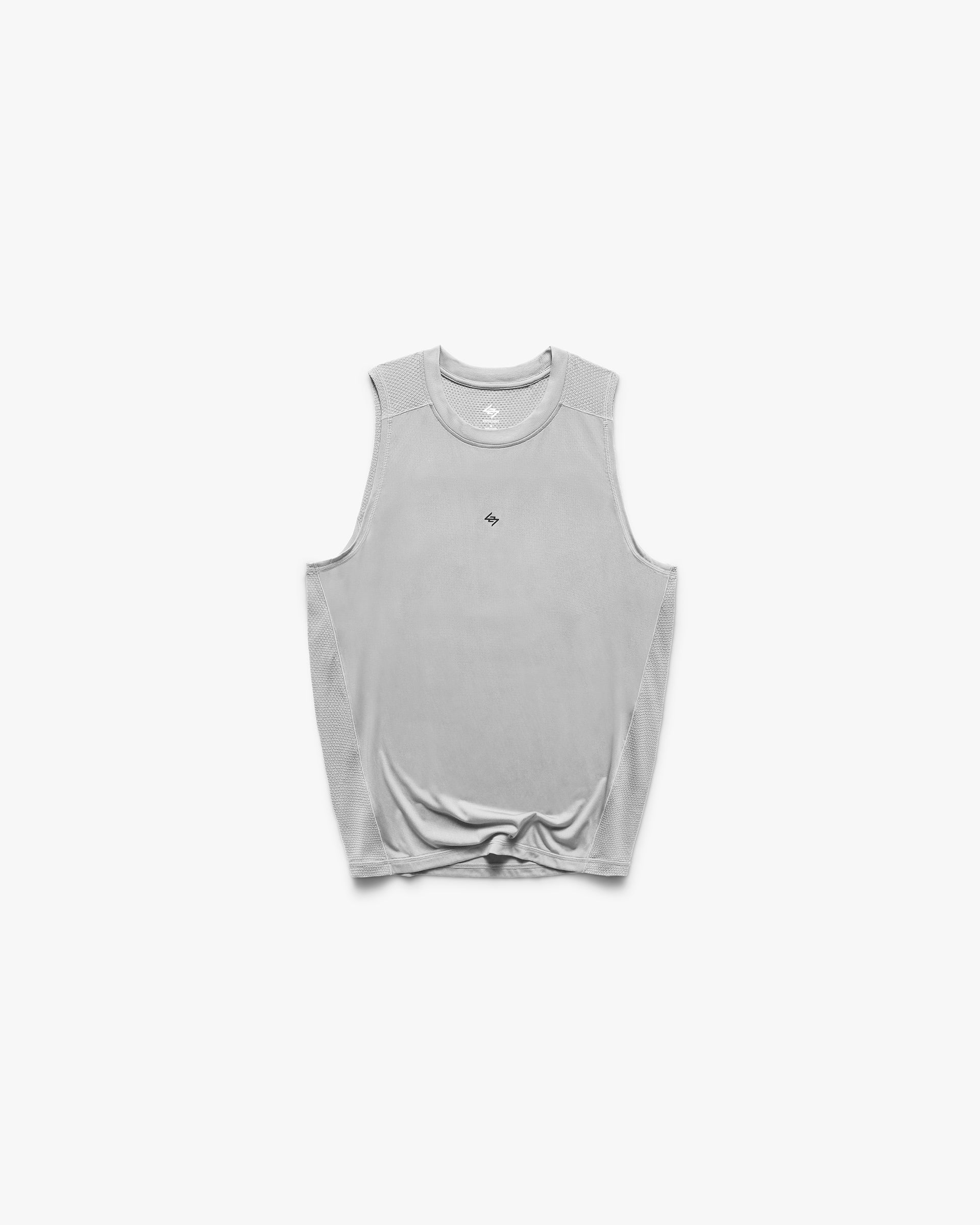 247 Numbers Vest - Ash Grey