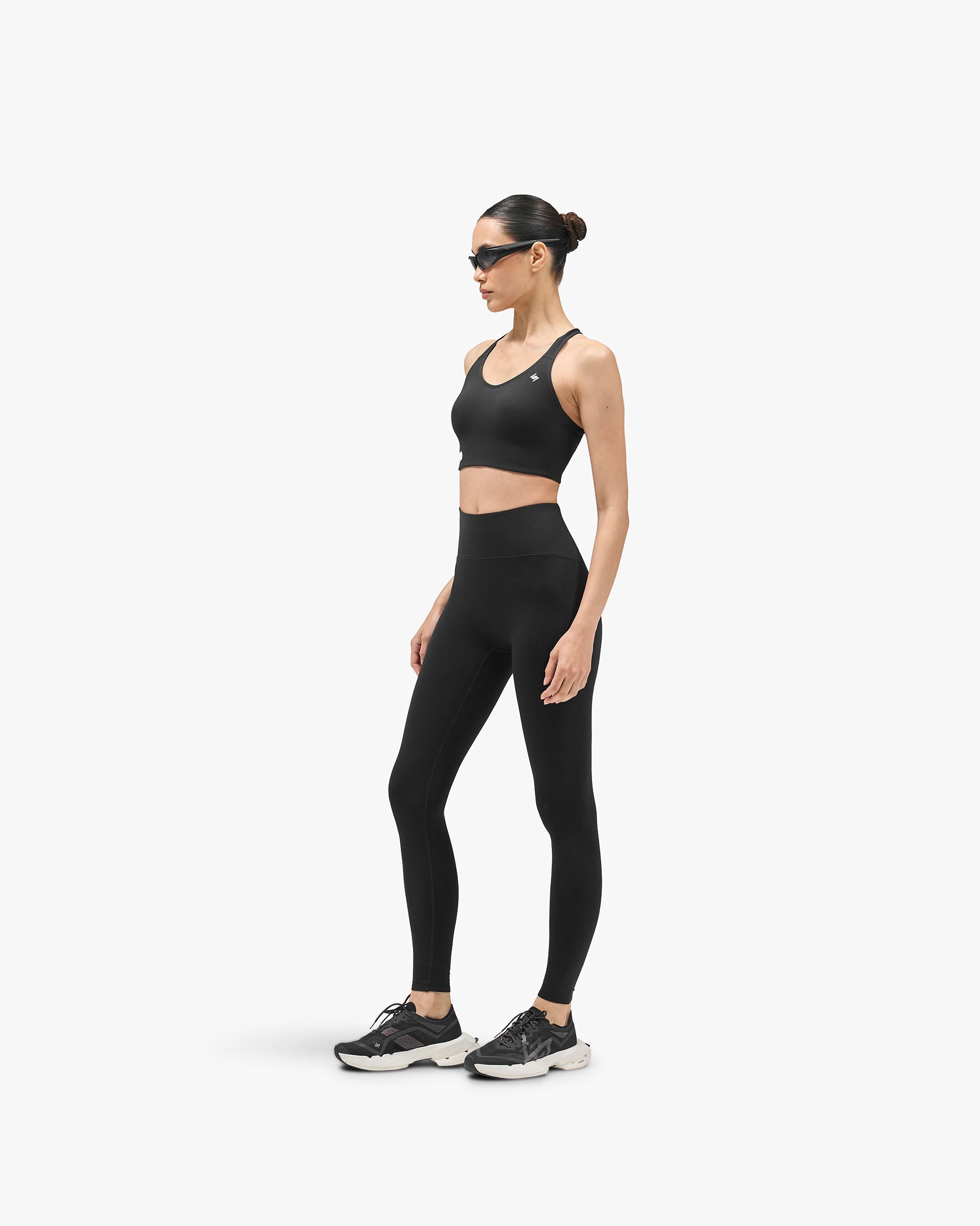 247 On A Mission High Support Sports Bra - Jet Black