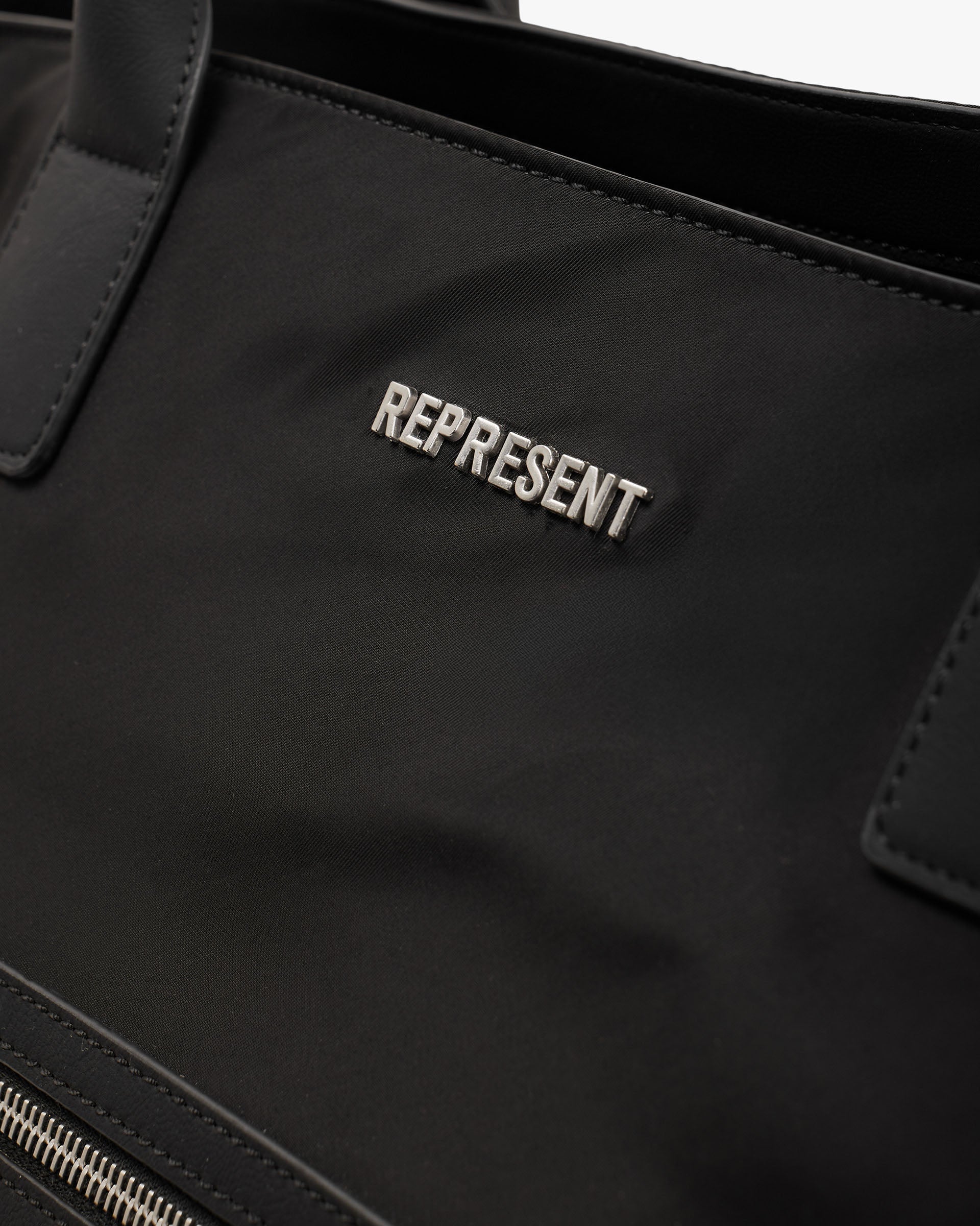Oversized Nylon Carry Bag - Black