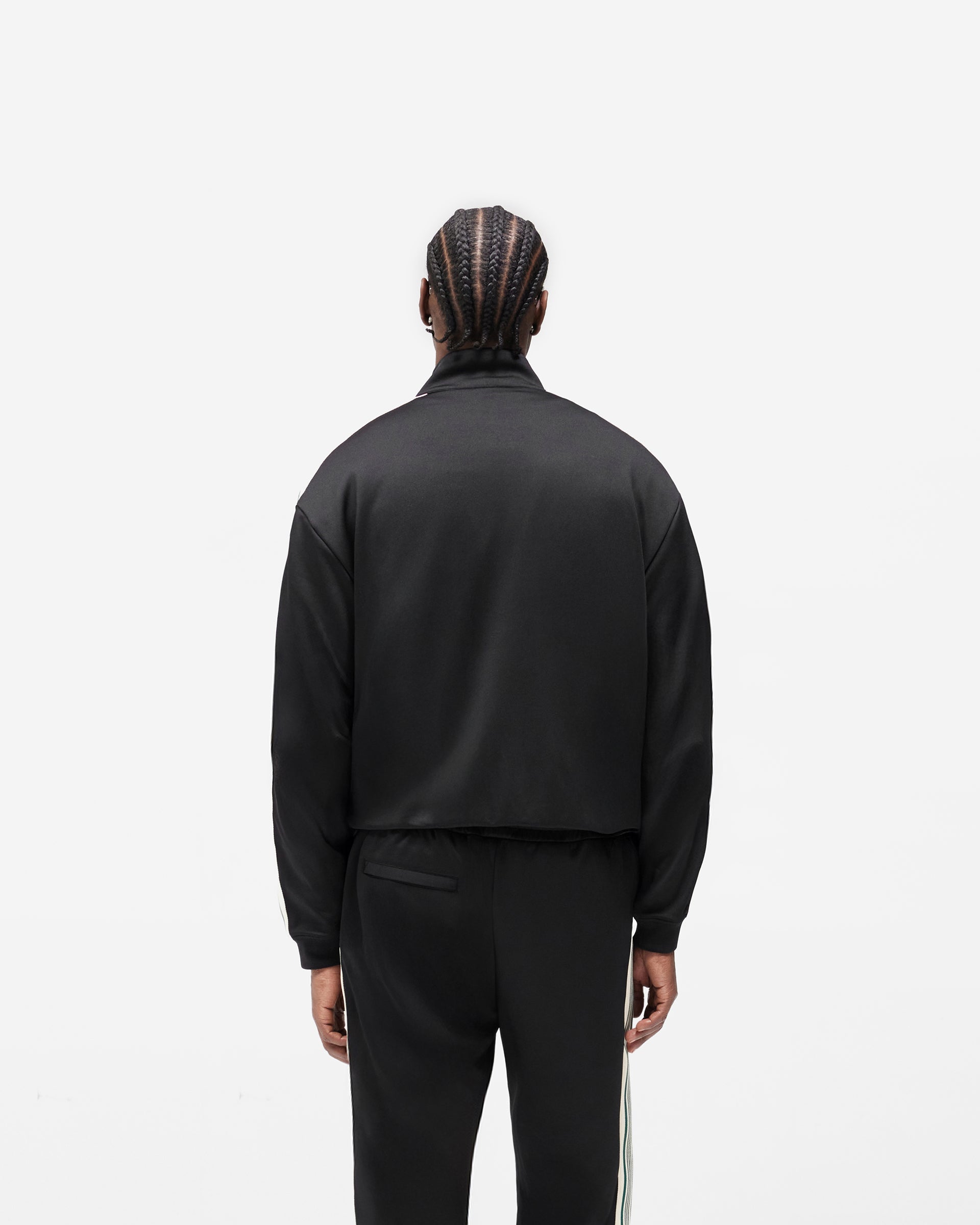 Taped Track Jacket - Jet Black