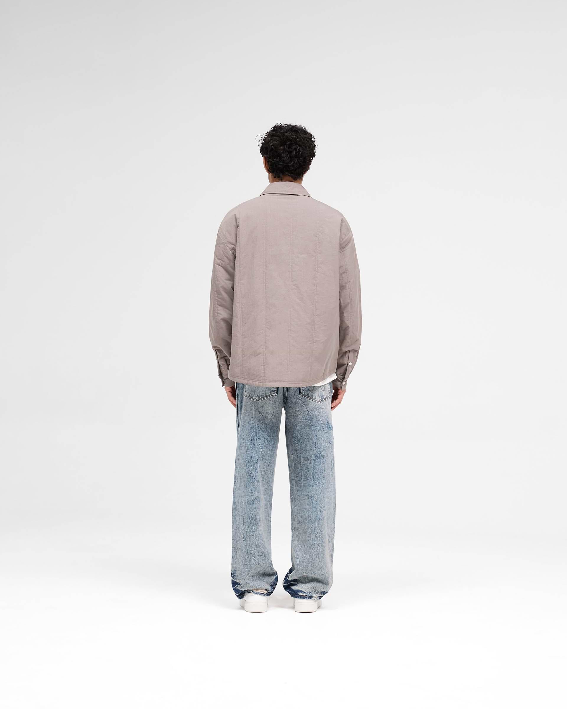 R3 Distressed Baggy Denim - Blue Cream