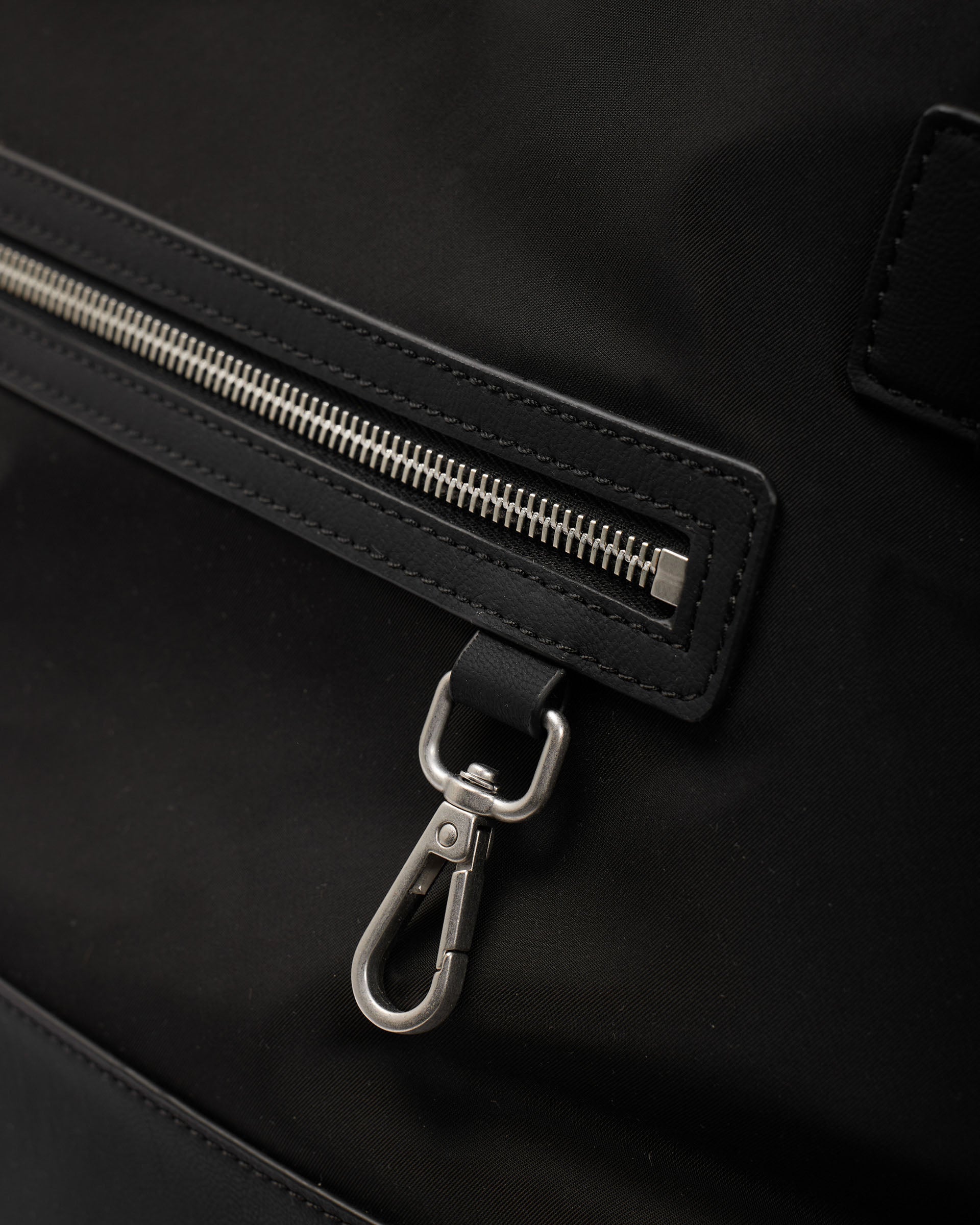 Oversized Nylon Carry Bag - Black