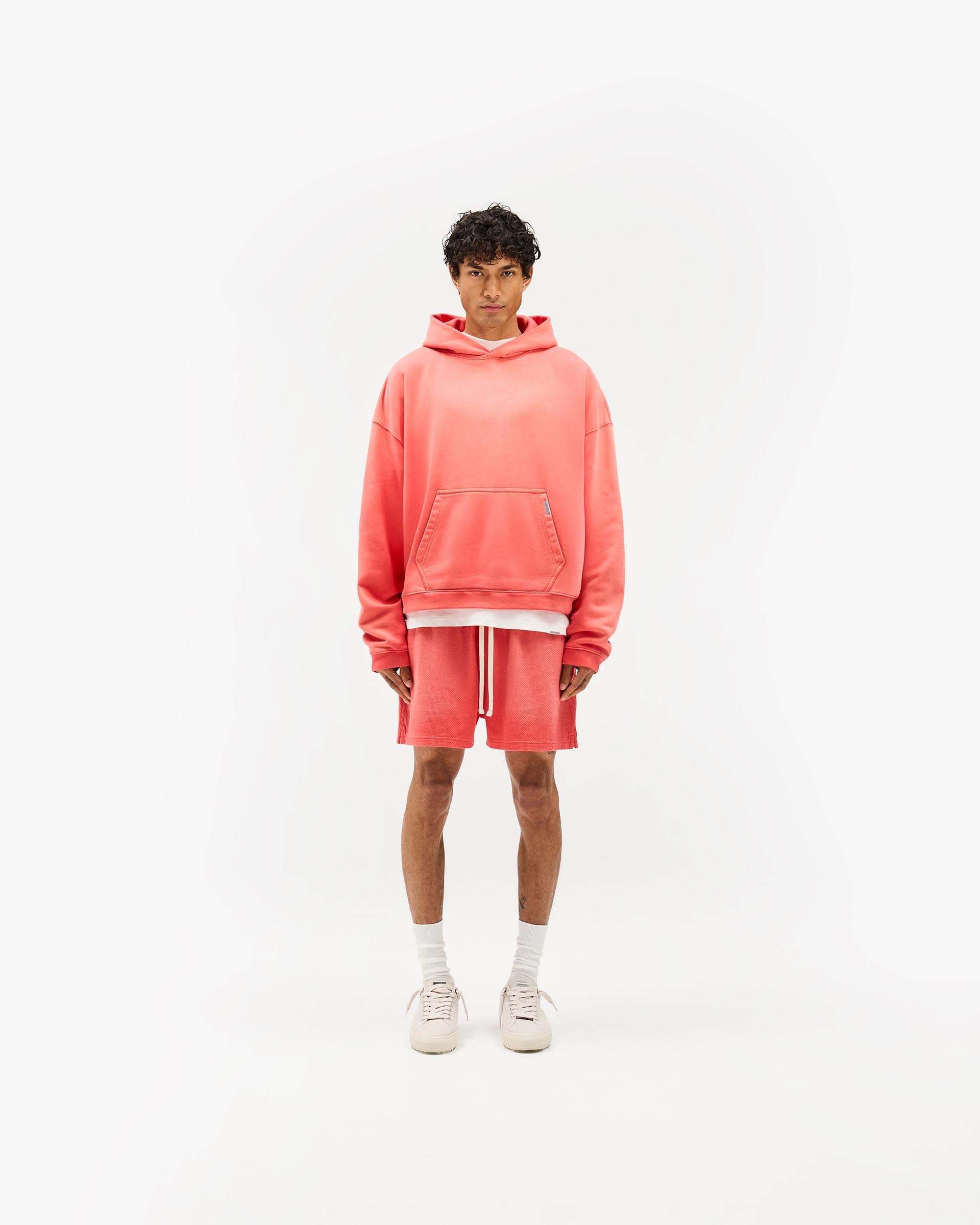 Initial Mesh Shorts - Vintage Red