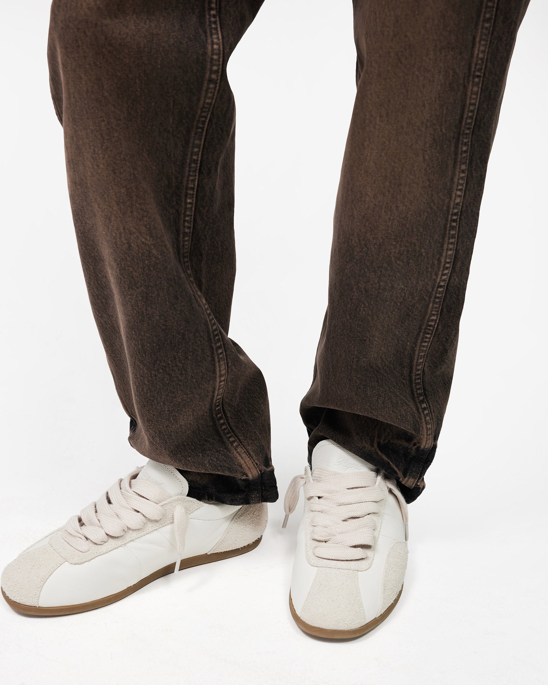 R2 Straight Leg Denim - Bark