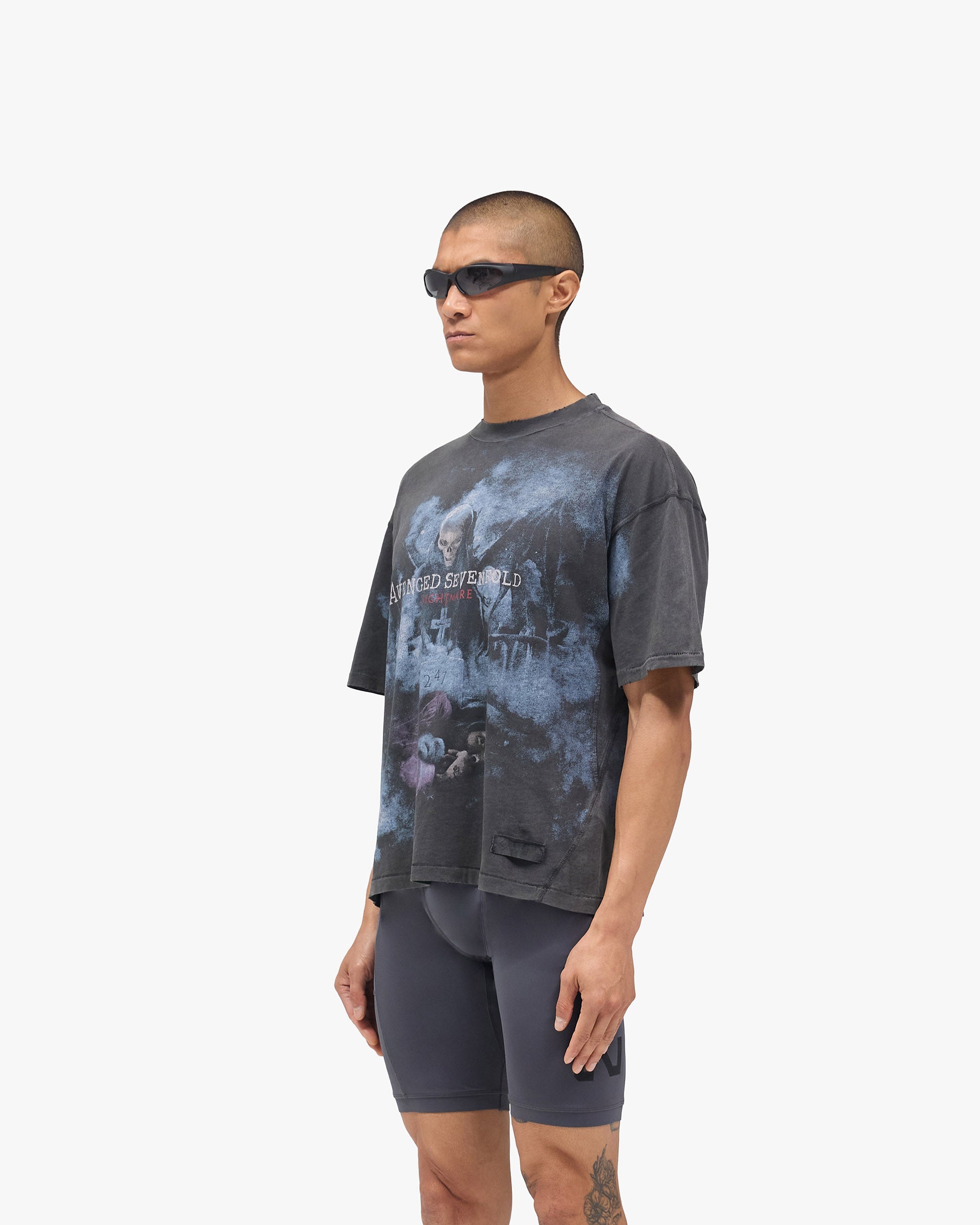 247 x Avenged Sevenfold Nightmare T-Shirt - Aged Black