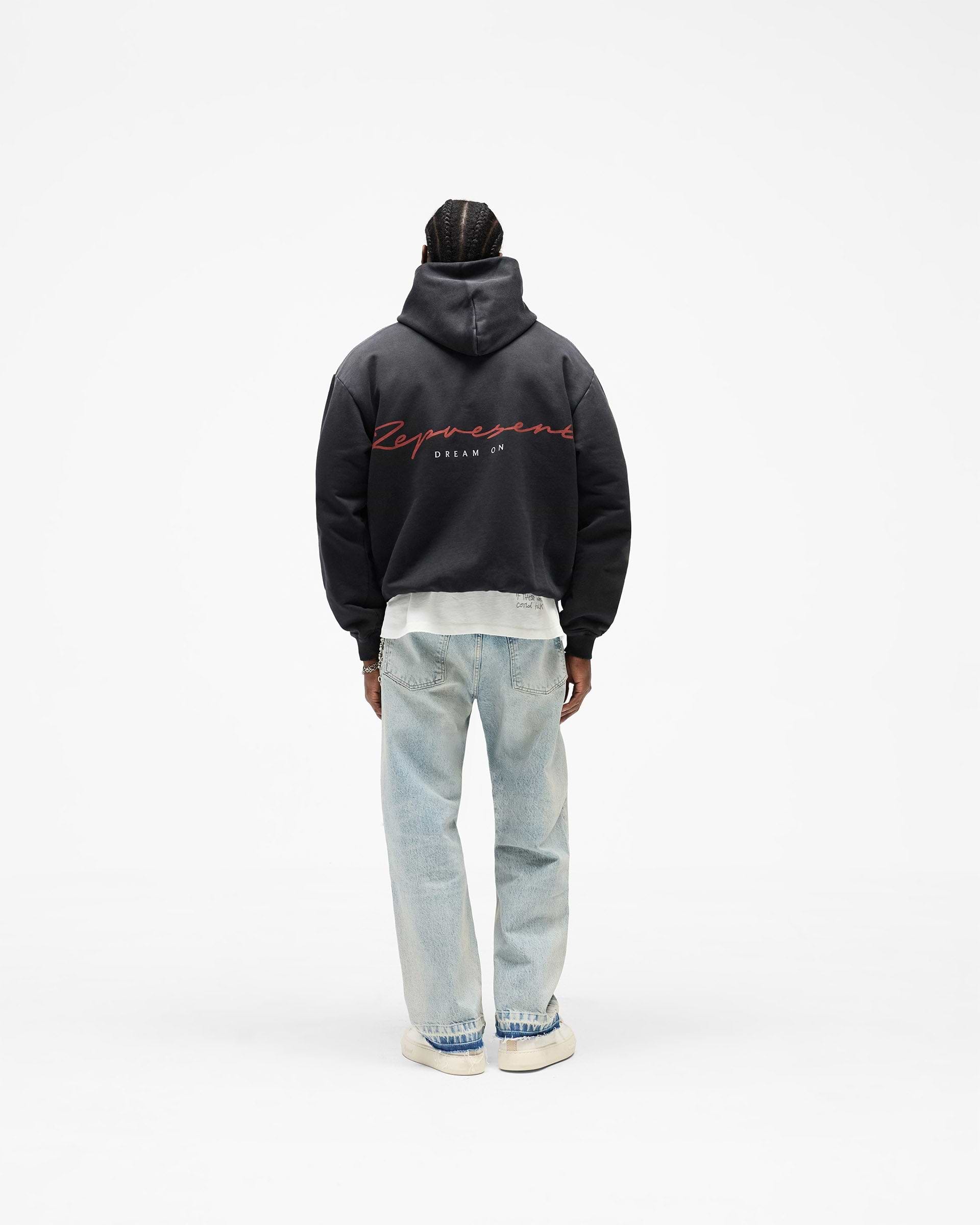 Chrome Flight Hoodie - Stained Black