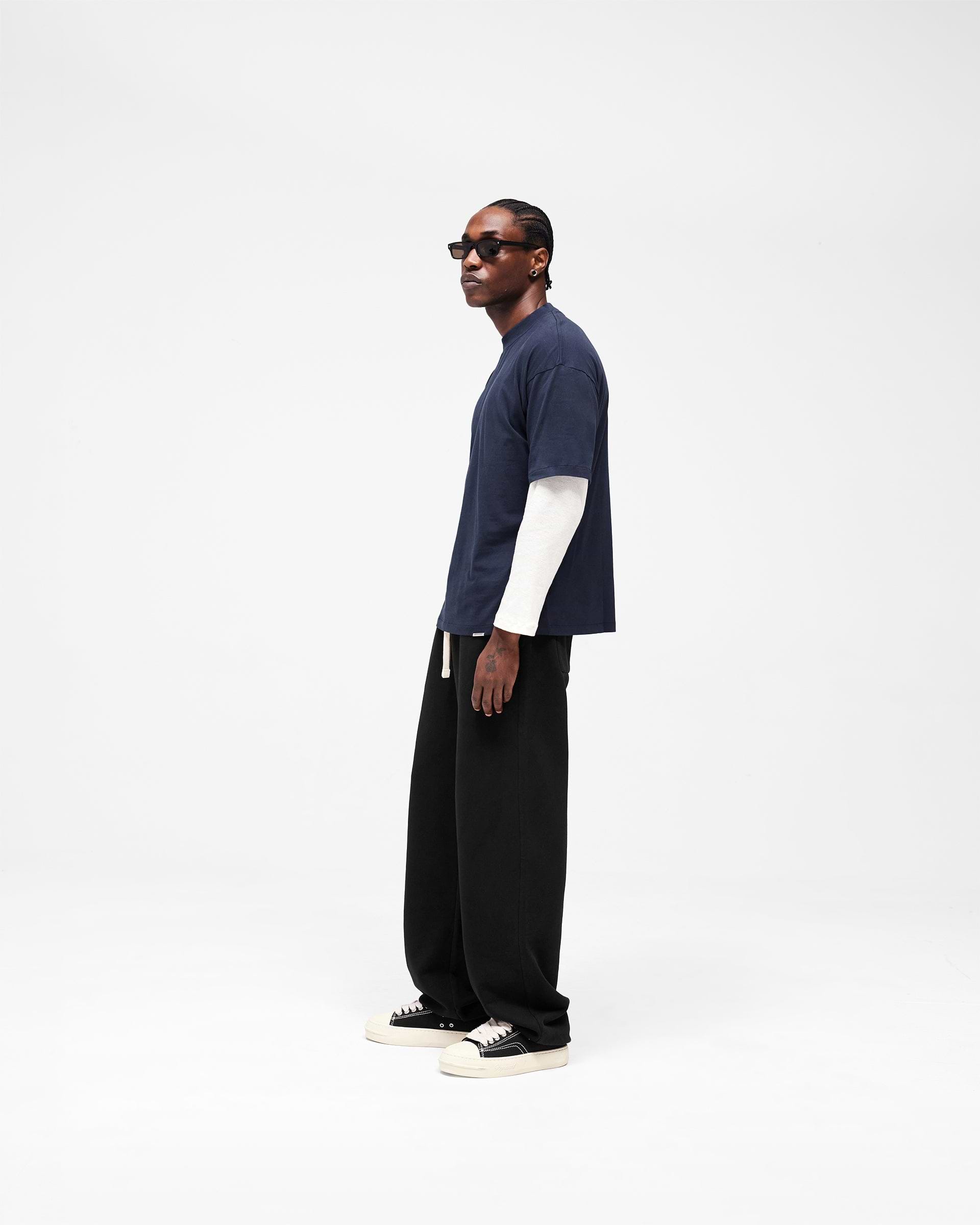 Initial Oversized T-Shirt - Midnight Navy