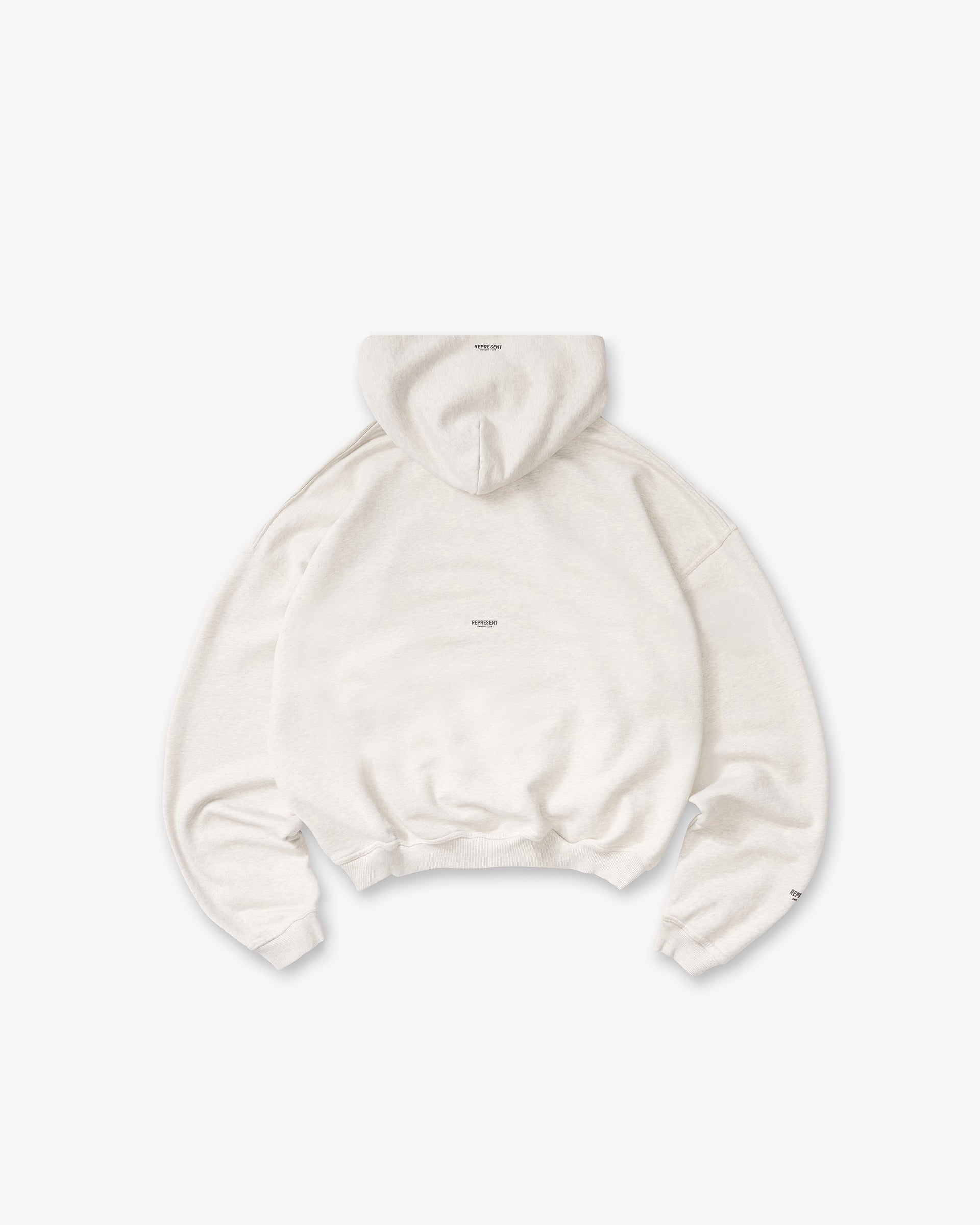 Micro Owners Club Hoodie - Cream Marl